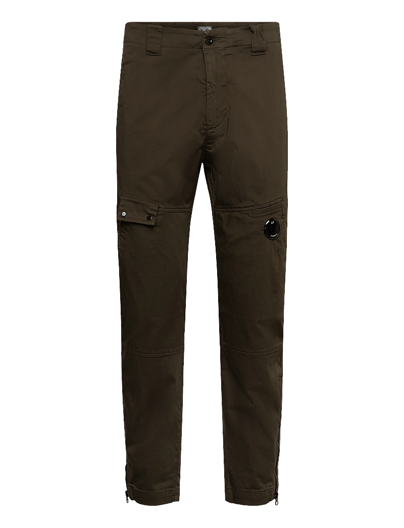 C.P. Company - Stretch Sateen Utility Pants - „cargo“ stiliaus kelnės - ivy green - 0