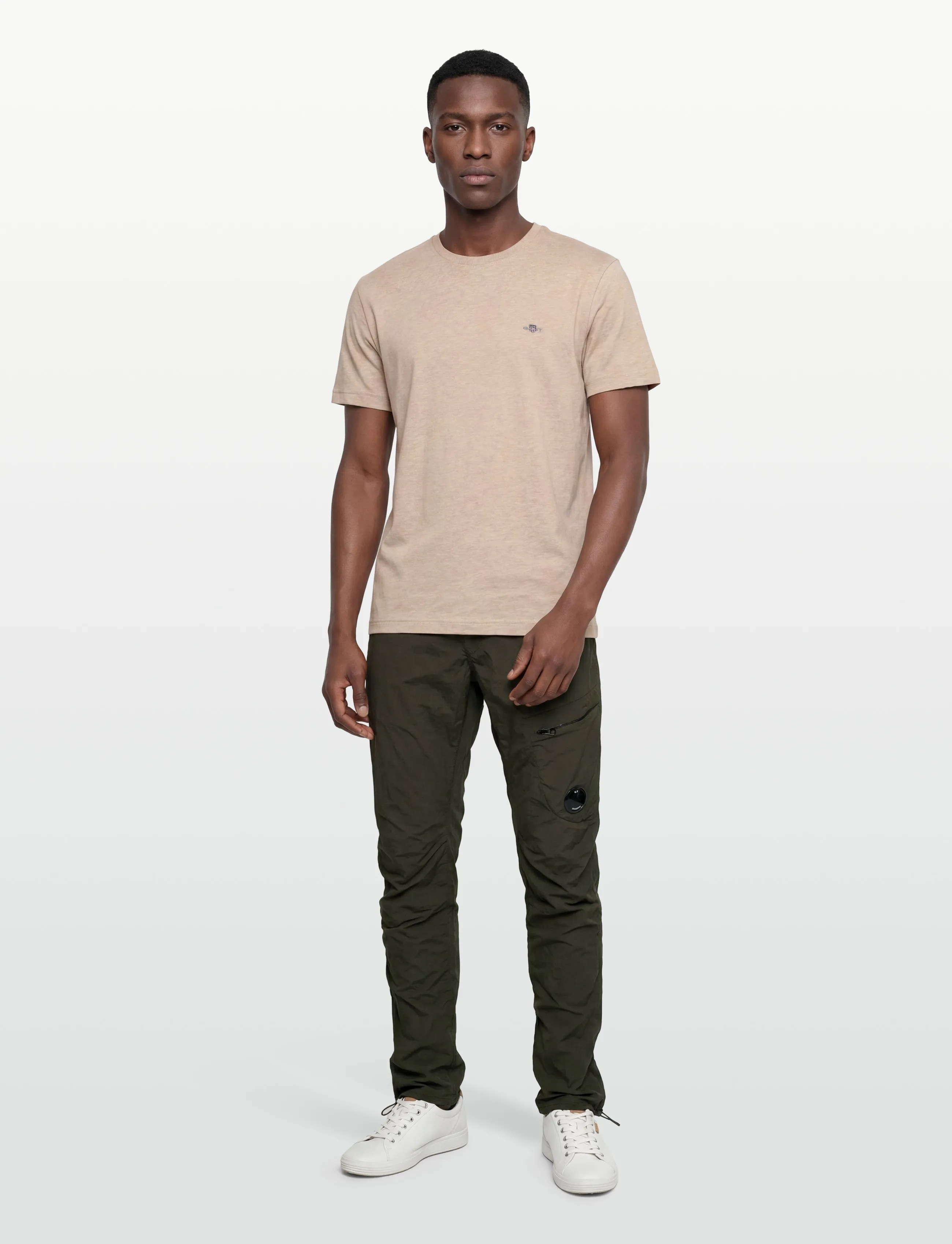C.P. Company Flatt Nylon Cargo Pants - Shoppa efter stil - IVY GREEN / khaki/green
