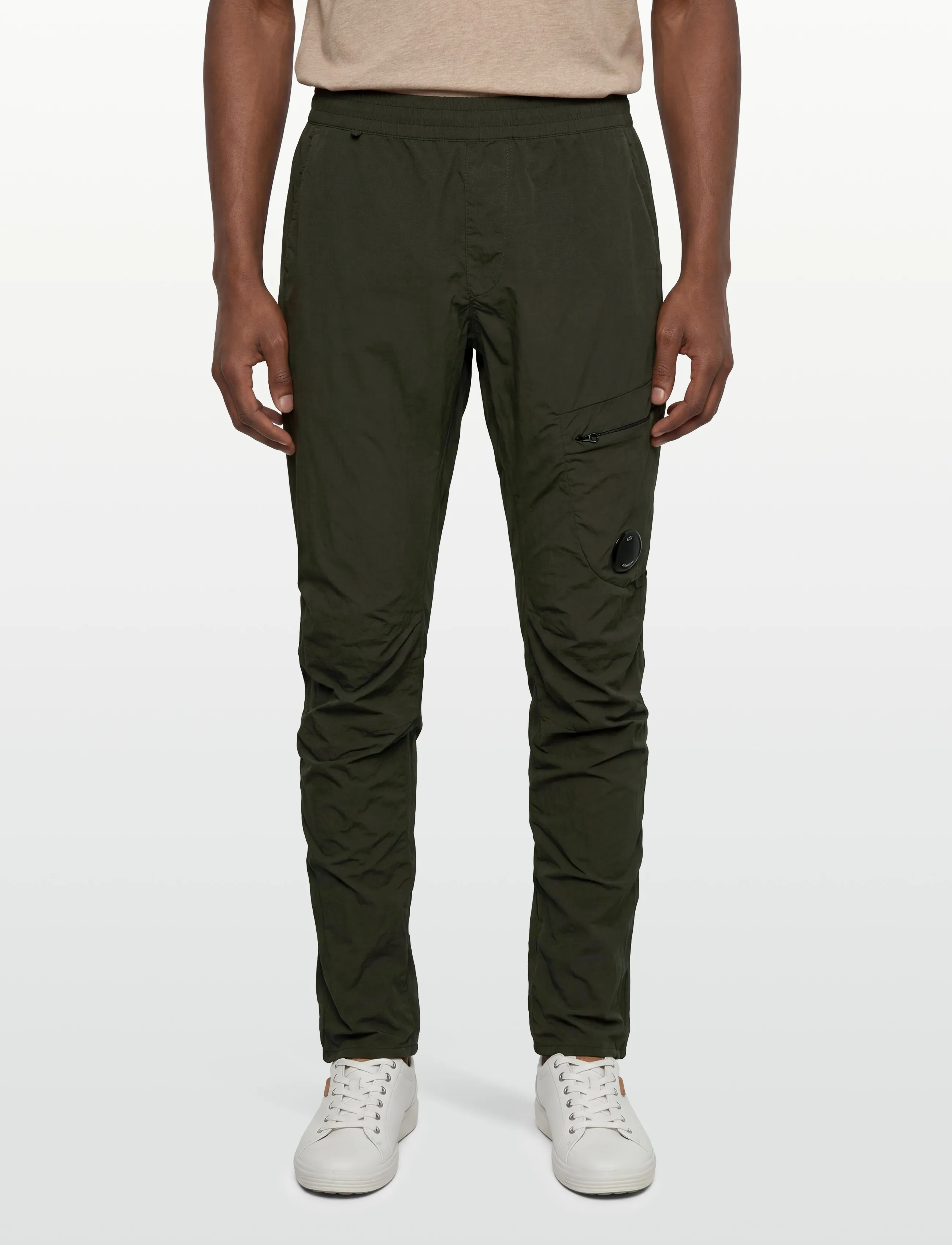 C.P. Company - Flatt Nylon Cargo Pants - ivy green - 3
