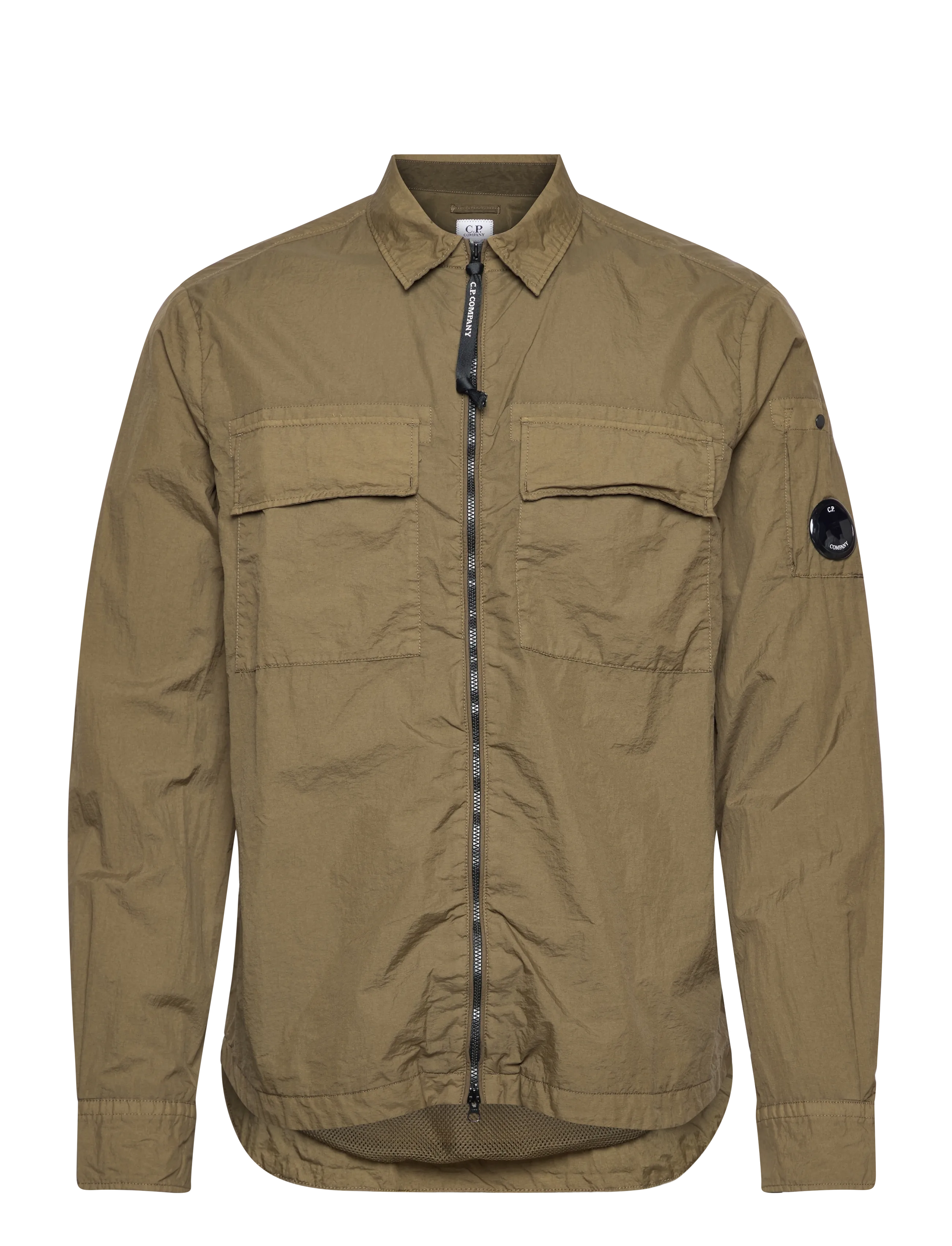 C.P. Company Taylon L Zipped Shirt - Jakker og Frakker - IVY GREEN / khaki/green