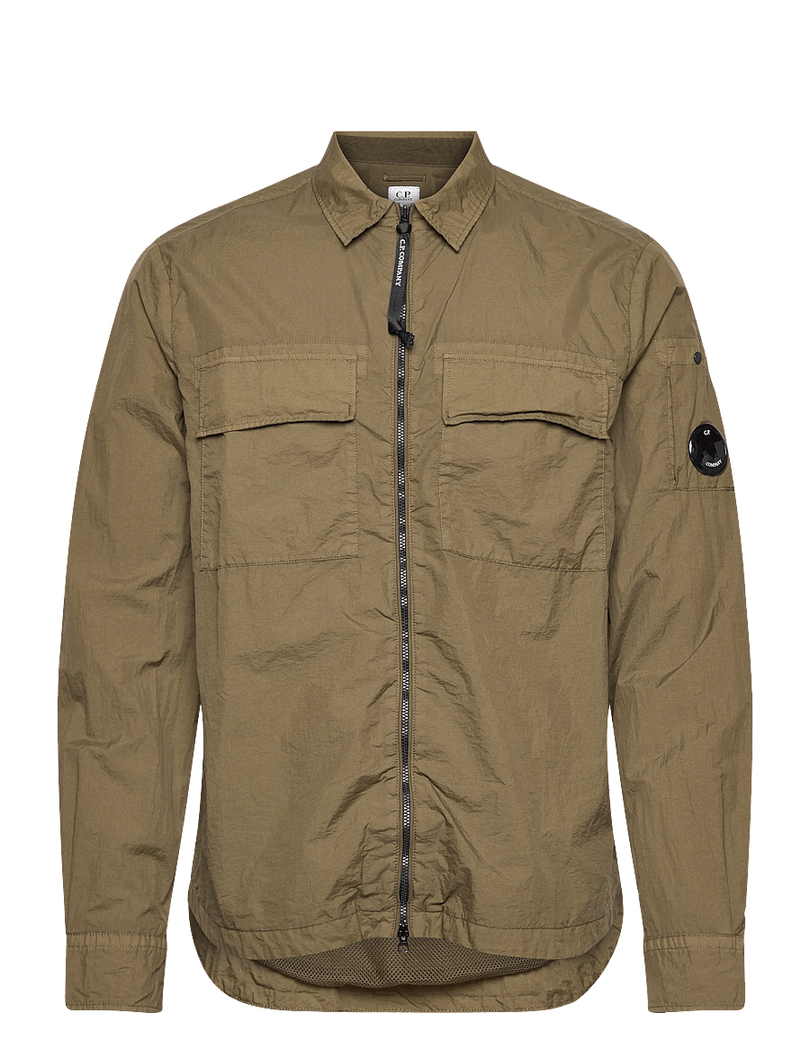 C.P. Company - Taylon L Zipped Shirt - kurtki-wiosenne - ivy green - 1