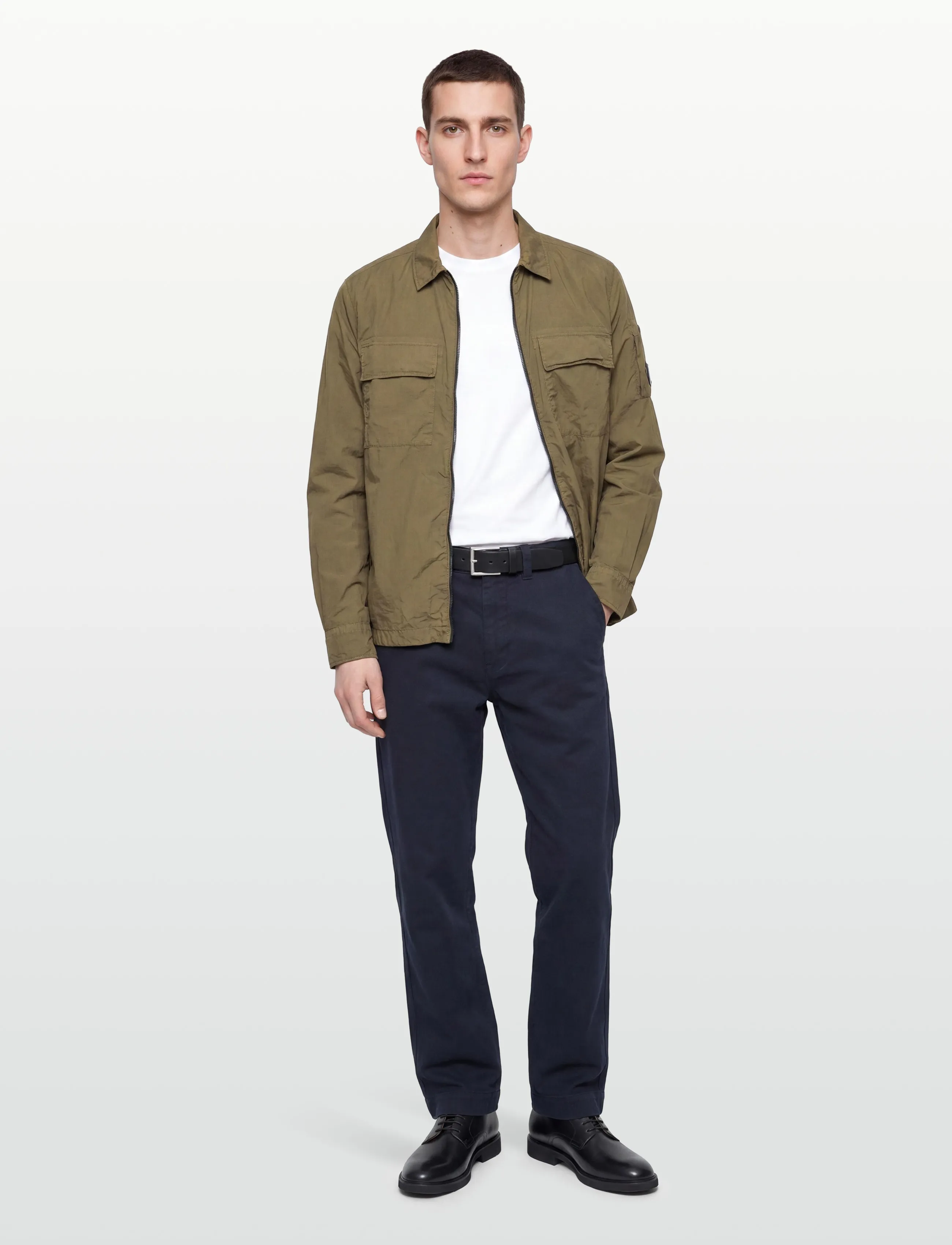 C.P. Company Taylon L Zipped Shirt - Jacken - IVY GREEN / khaki/green