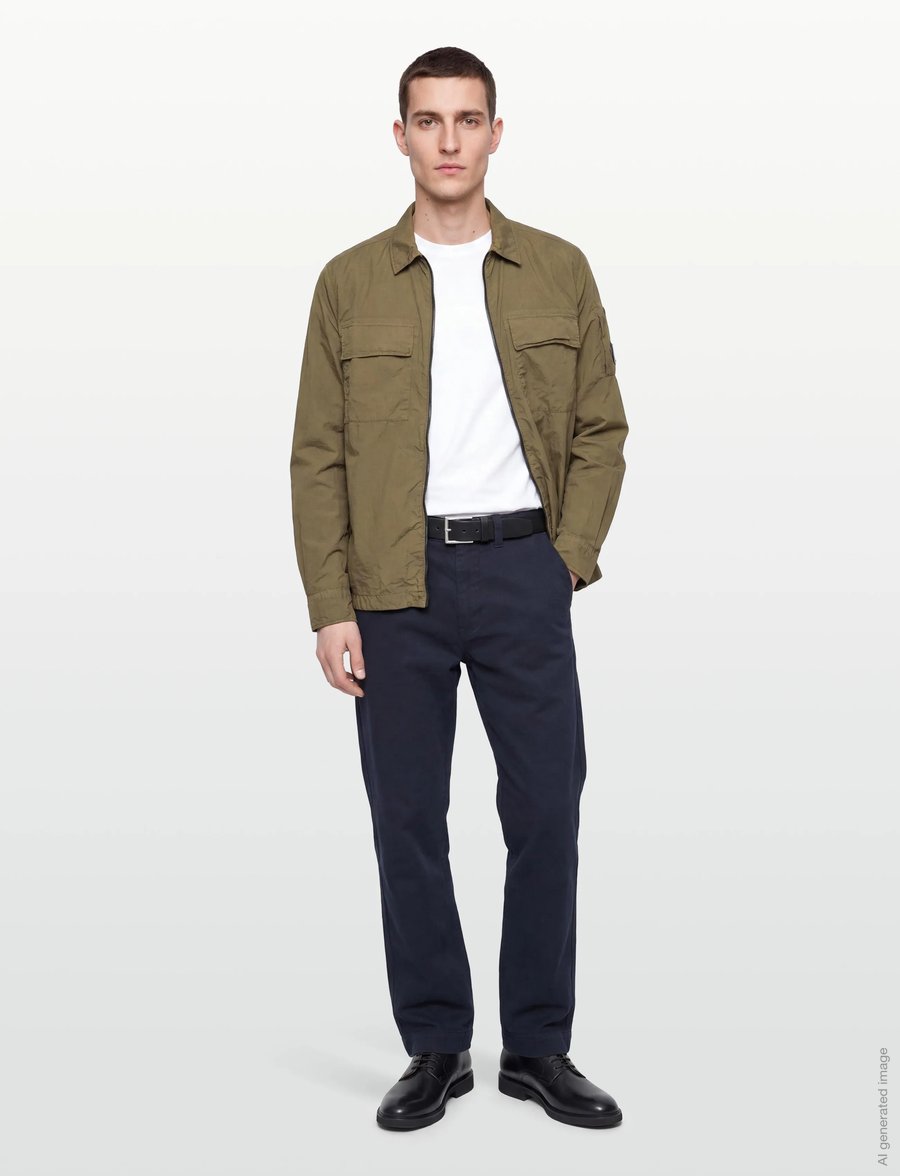 C.P. Company - Taylon L Zipped Shirt - kurtki-wiosenne - ivy green - 0