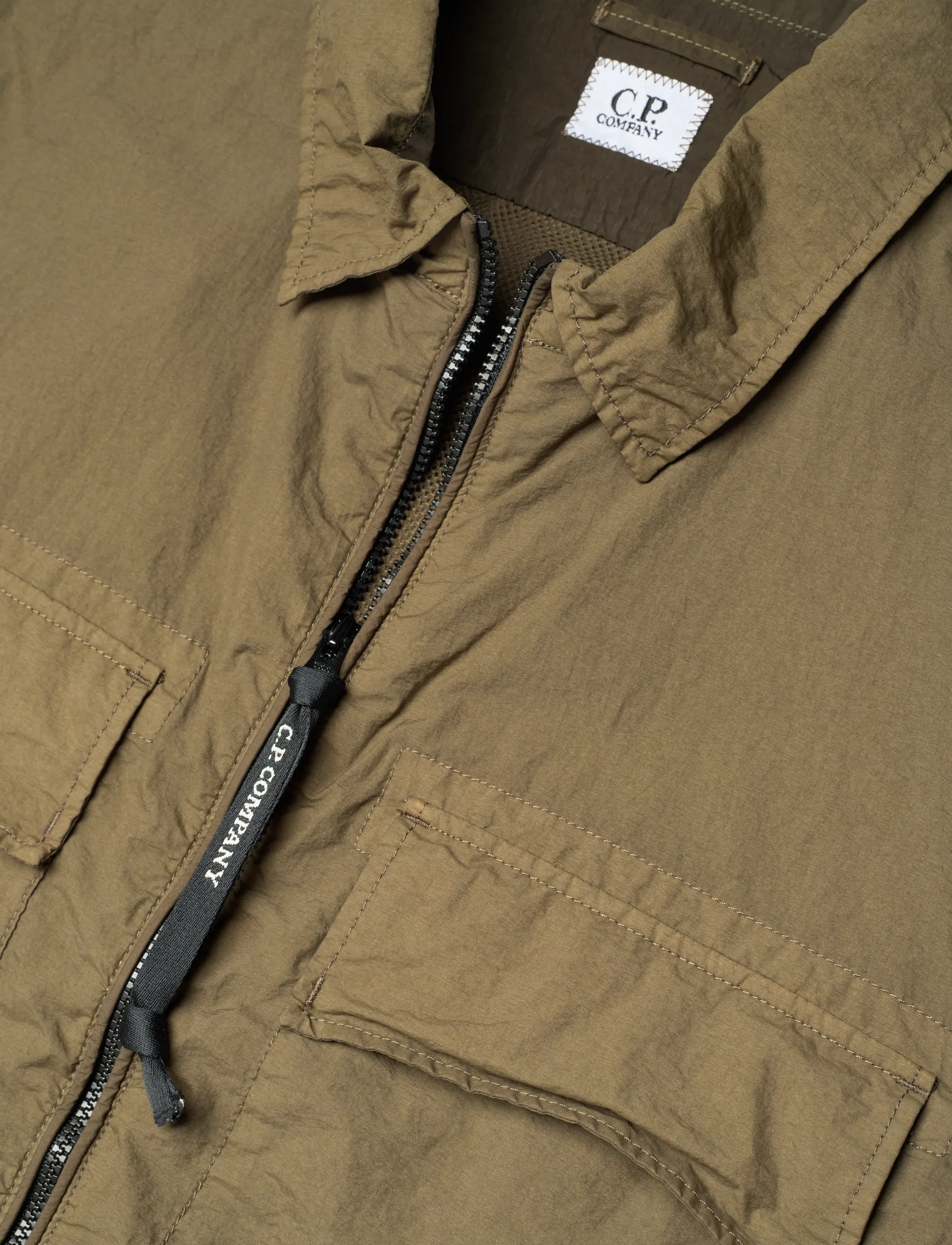 C.P. Company - Taylon L Zipped Shirt - ivy green - 4