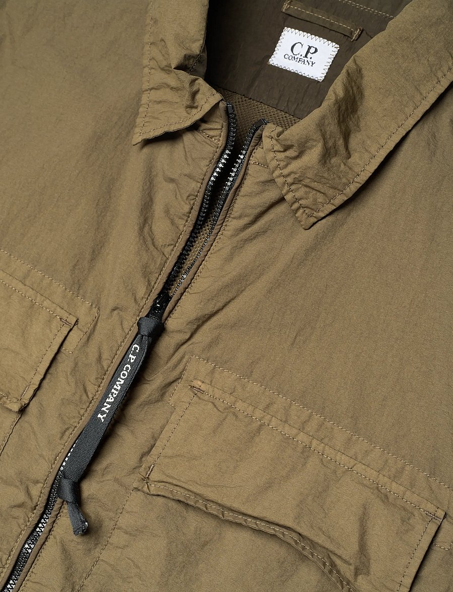 C.P. Company - Taylon L Zipped Shirt - kurtki-wiosenne - ivy green - 4