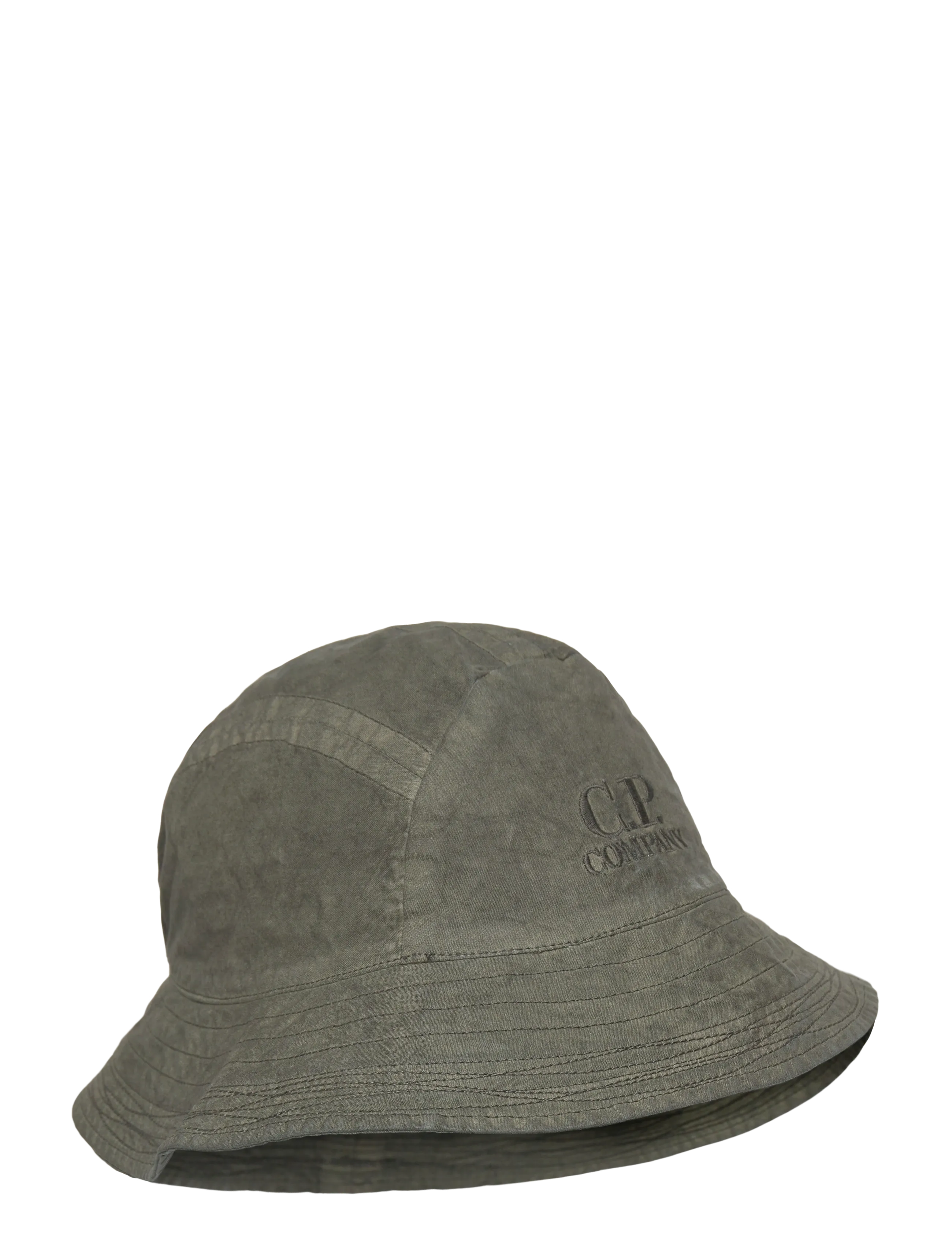 C.P. Company Ba-Tic Bucket Hat, M, Headwear, Khakigrün - Hats, Männerswear