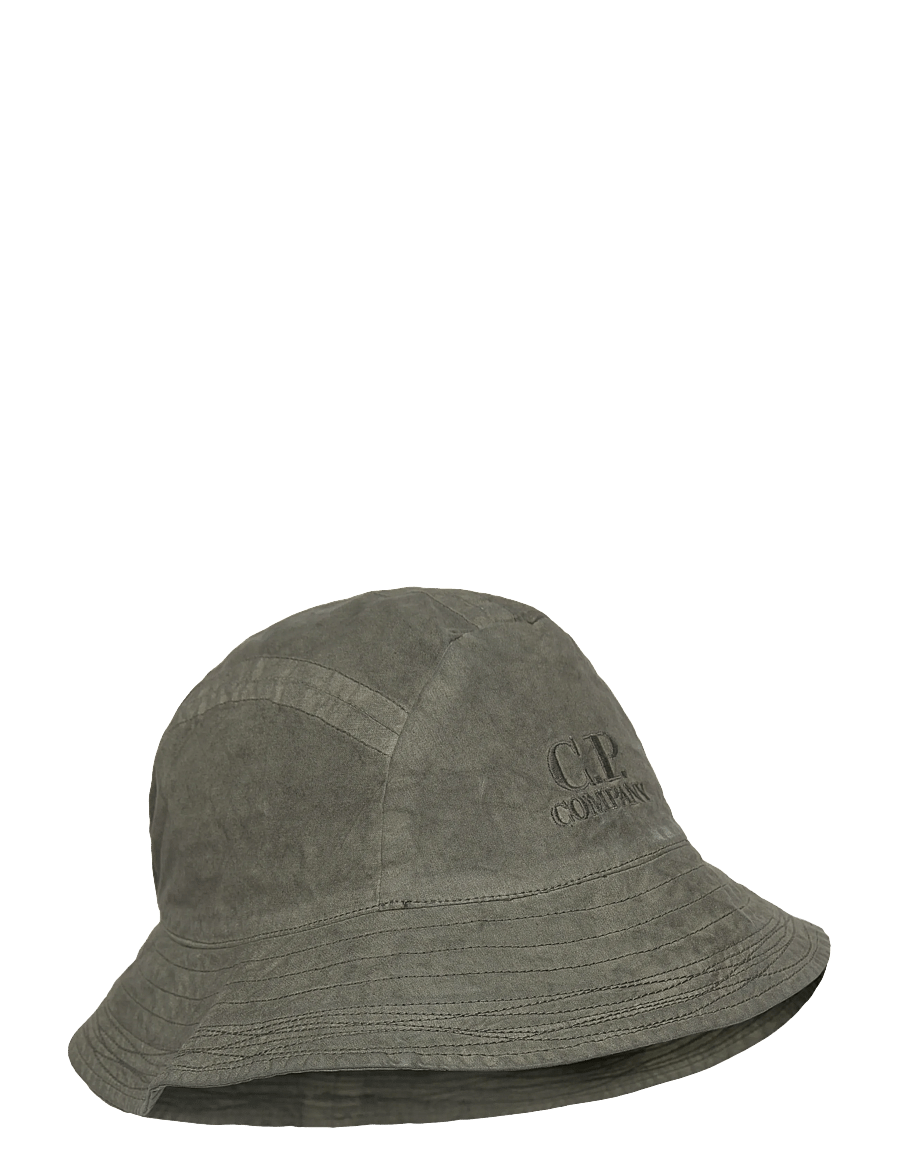 C.P. Company - Ba-Tic Bucket Hat - mössor & kepsar - vetiver - 0