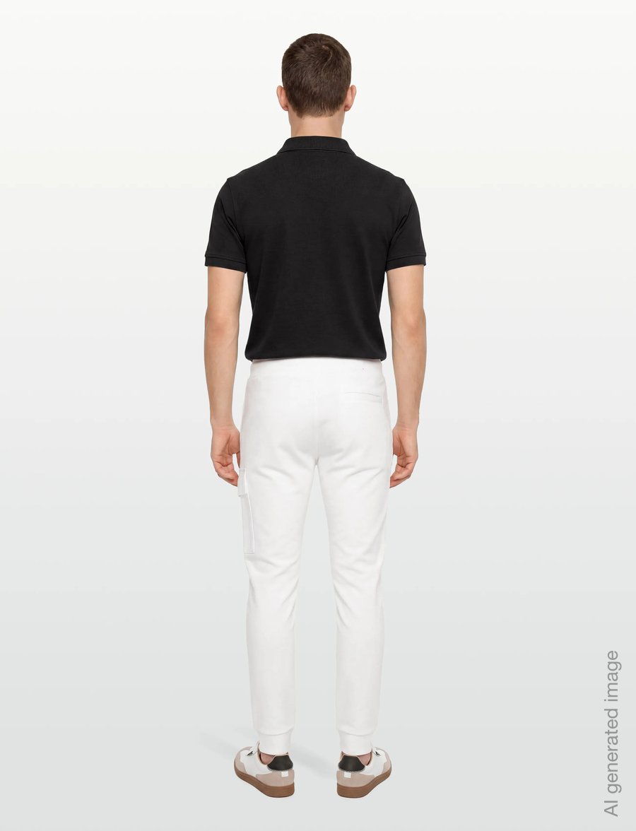 C.P. Company - Jogging trousers - osta stiili järgi - gauze white - 4