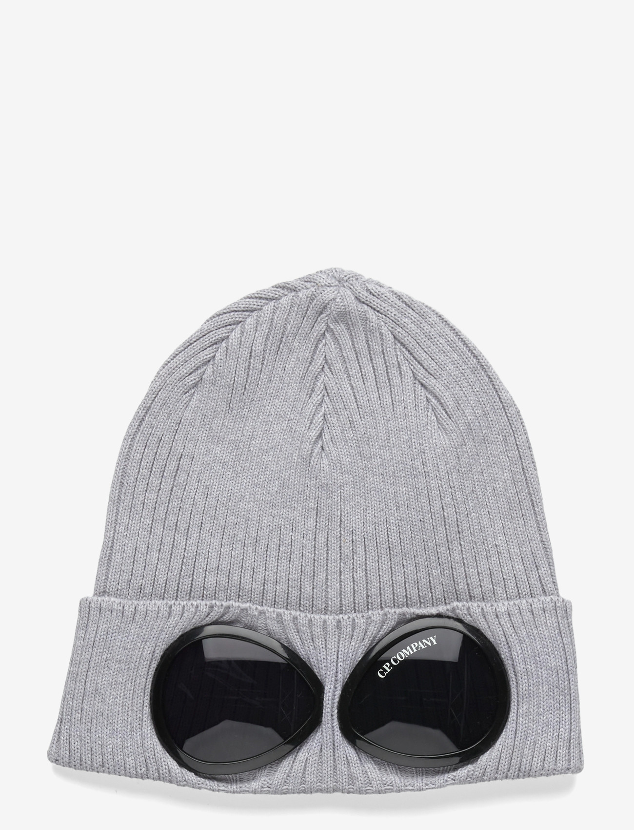 C.P. Company - Cotto Goggle Beanie - mütsid ja nokkmütsid - grey melange - 0