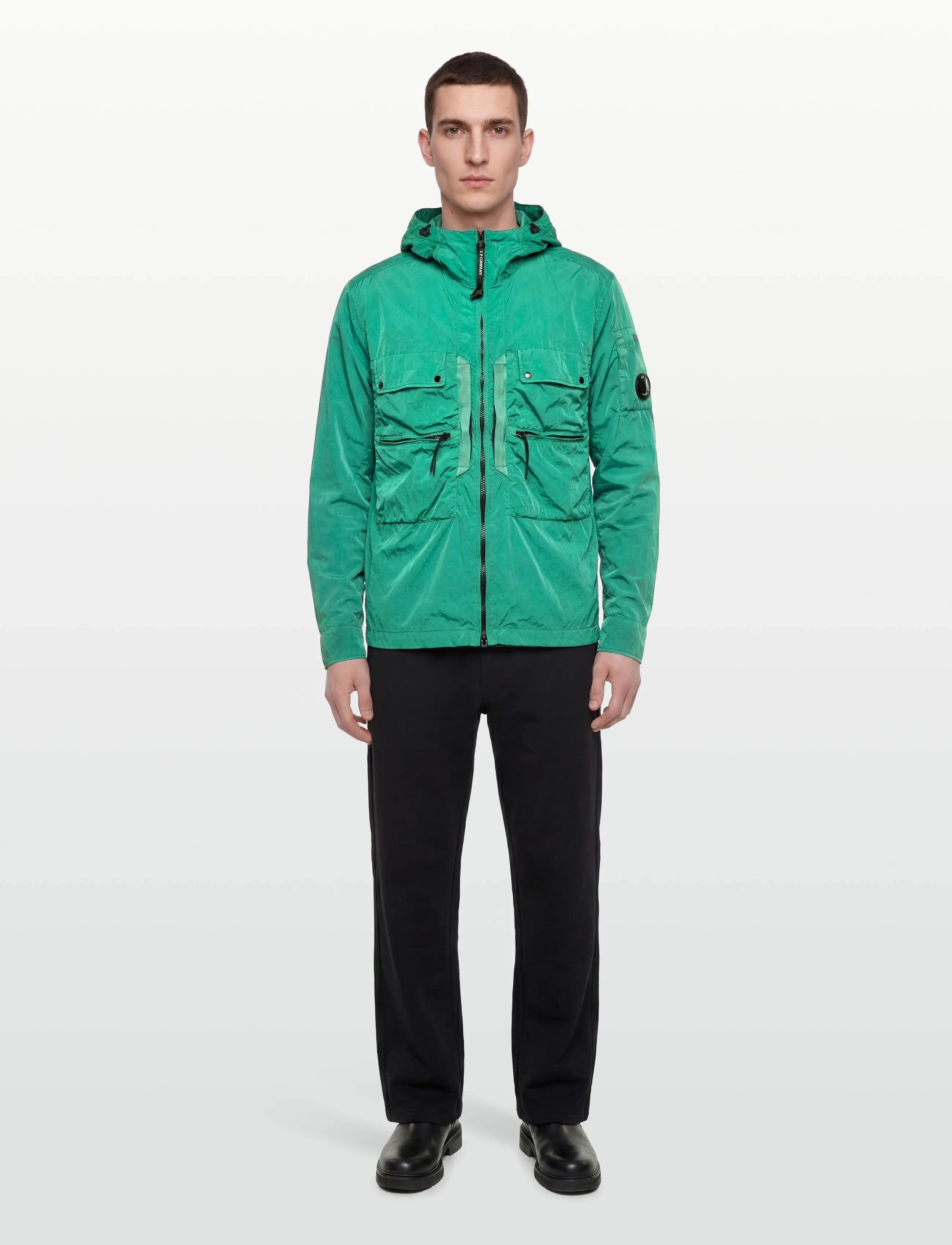 C.P. Company Chrome-R Overshirt - Outerwear - FROSTY SPRUCE / green