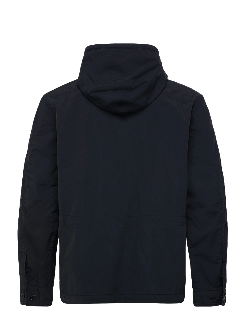 C.P. Company - Flat Nylon Hooded Overshirt - anoraks - total eclipse - 1
