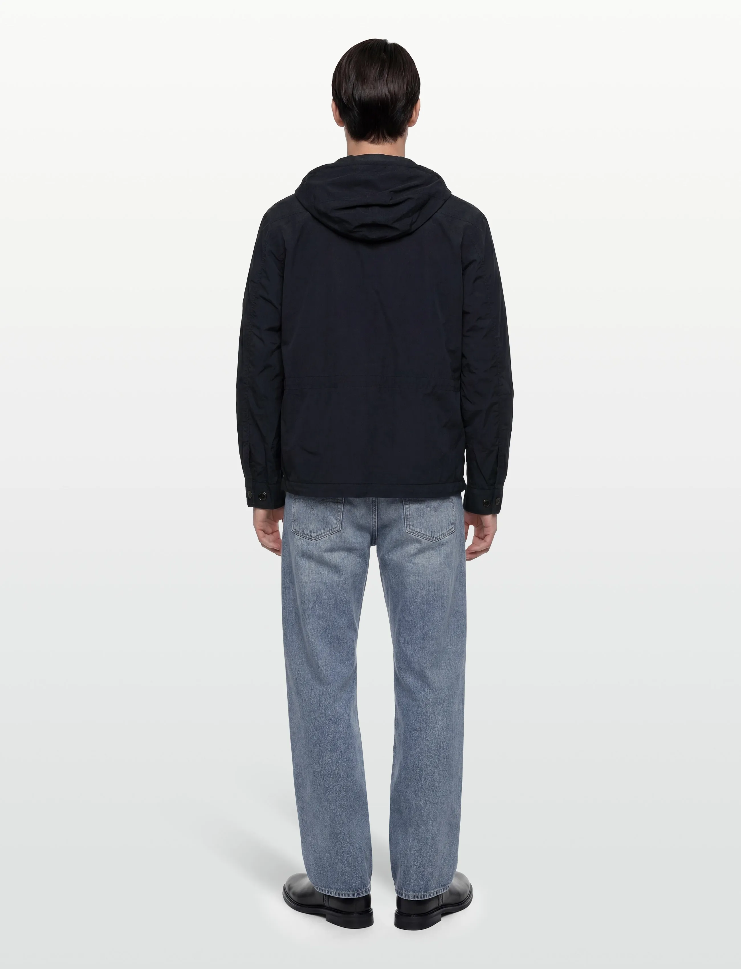 C.P. Company - Flat Nylon Hooded Overshirt - total eclipse - 4