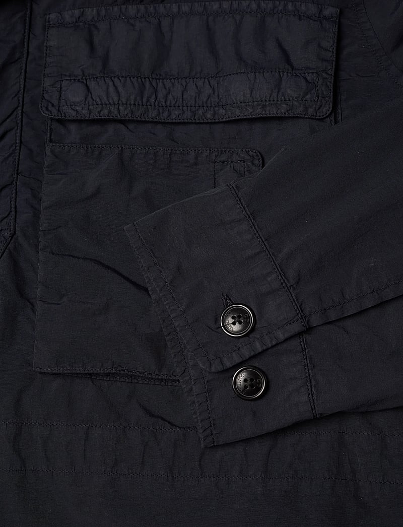 C.P. Company - Flat Nylon Hooded Overshirt - anoraks - total eclipse - 3
