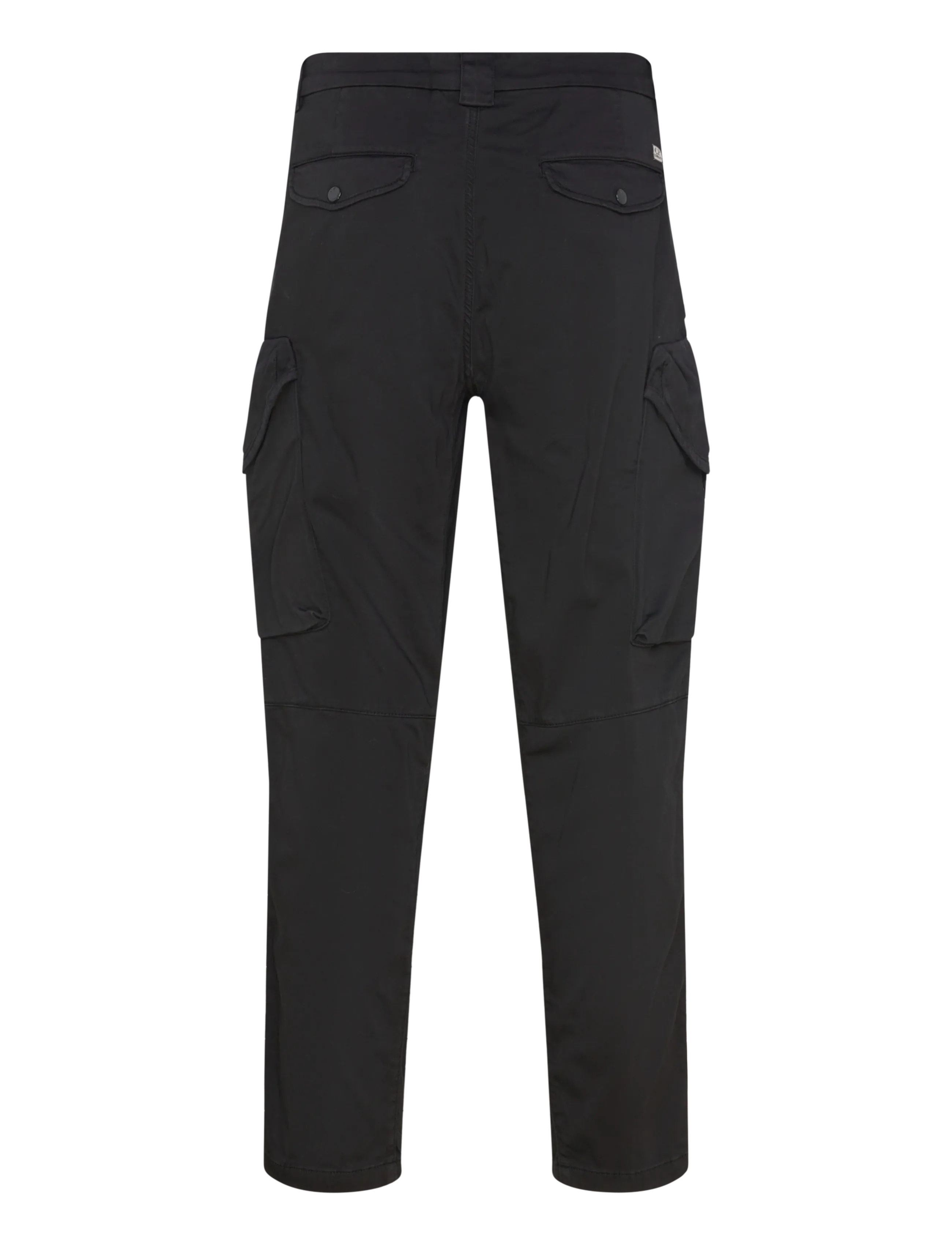 C.P. Company - Logo Patch Cargo Pants - cargo stila bikses - black - 1