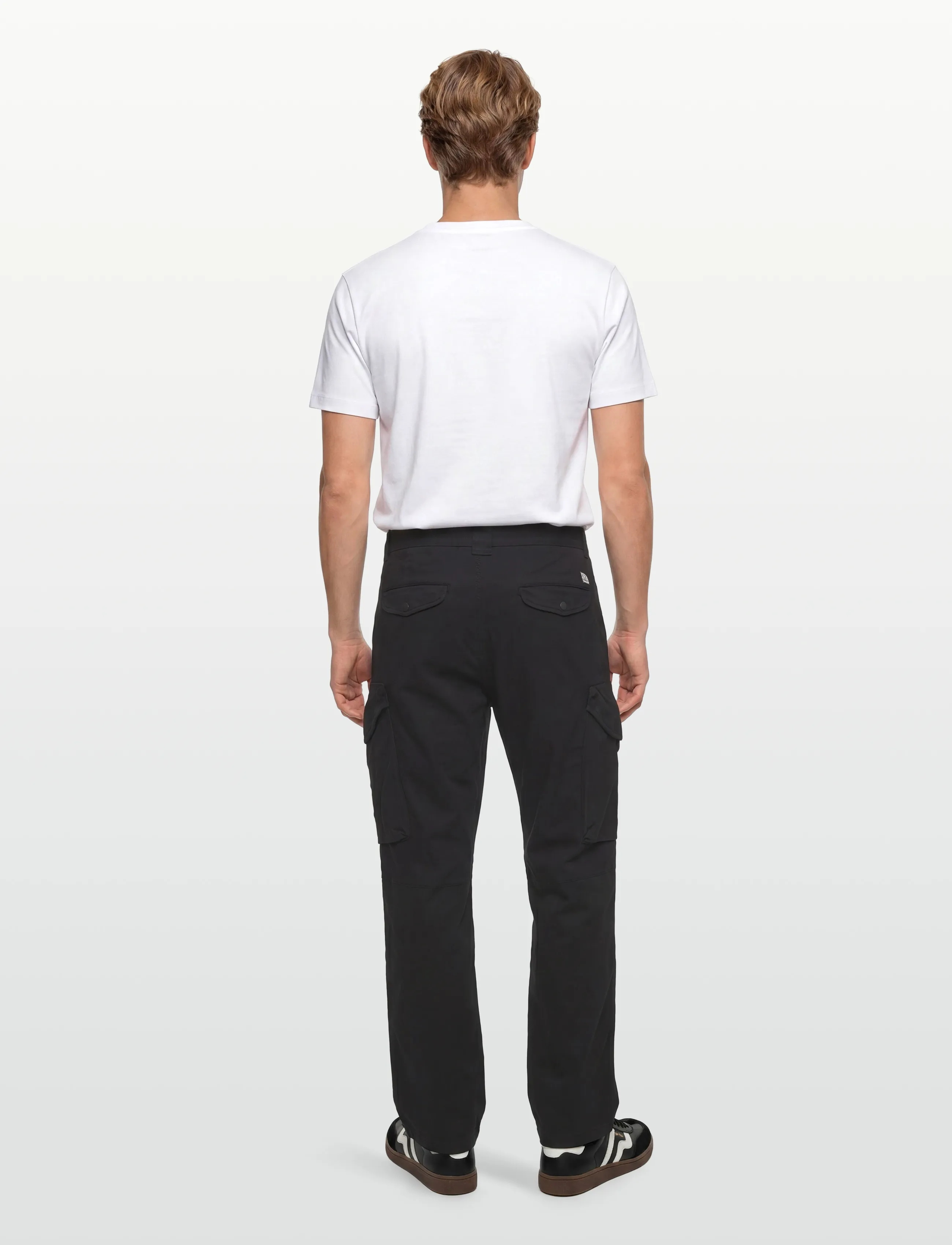 C.P. Company - Logo Patch Cargo Pants - kargopüksid - black - 4