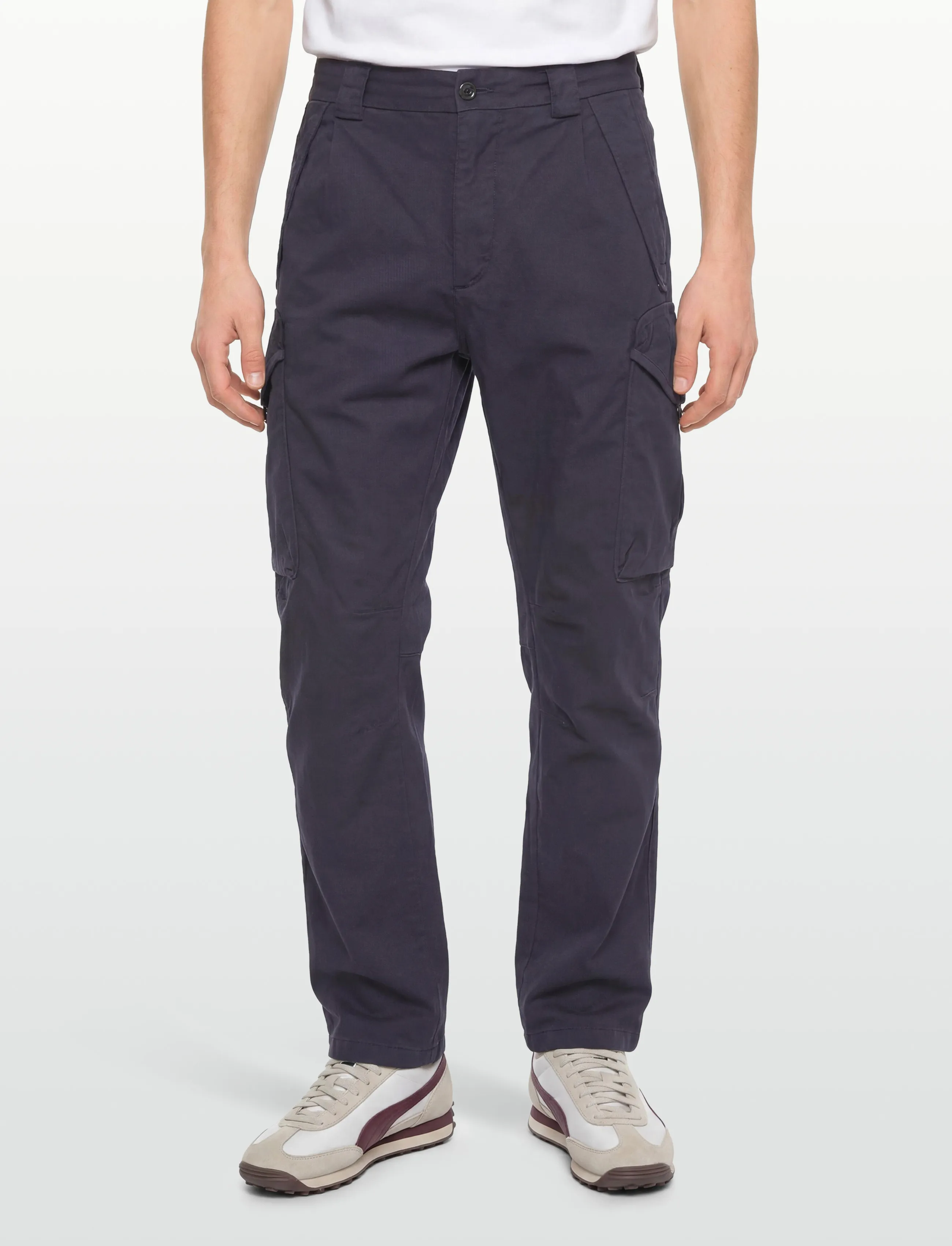 C.P. Company - Logo Patch Cargo Pants - cargohose - total eclipse - 3