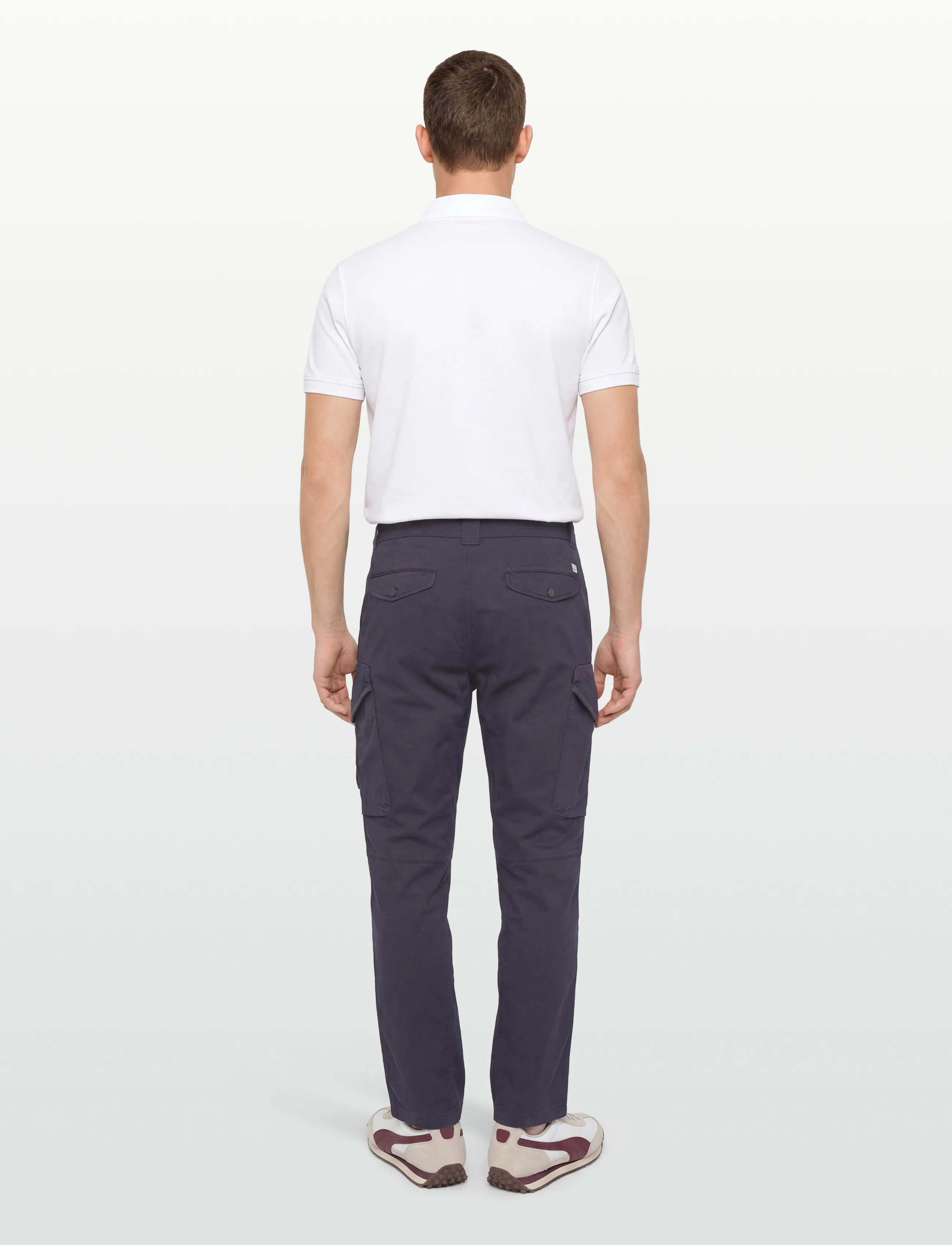 C.P. Company - Logo Patch Cargo Pants - cargohose - total eclipse - 4