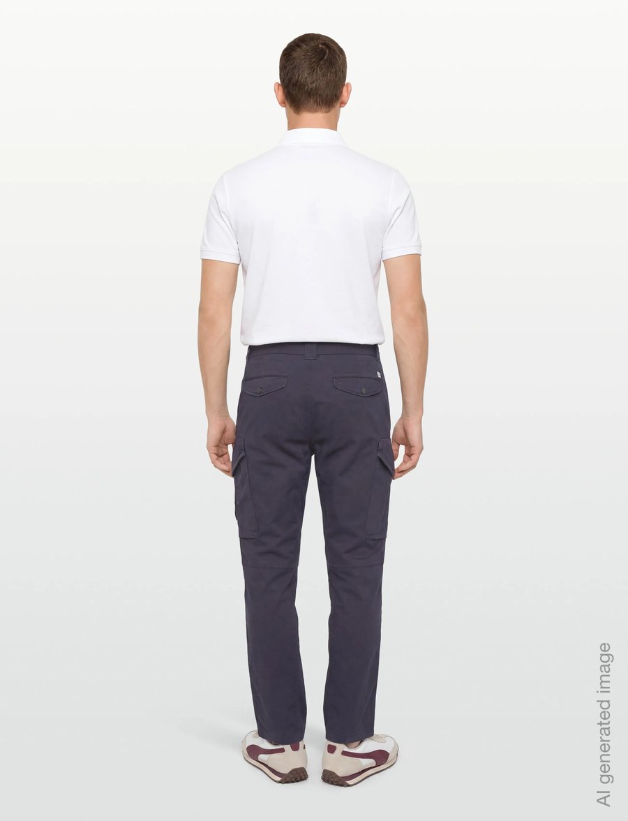 C.P. Company - Logo Patch Cargo Pants - cargobukser - total eclipse - 4