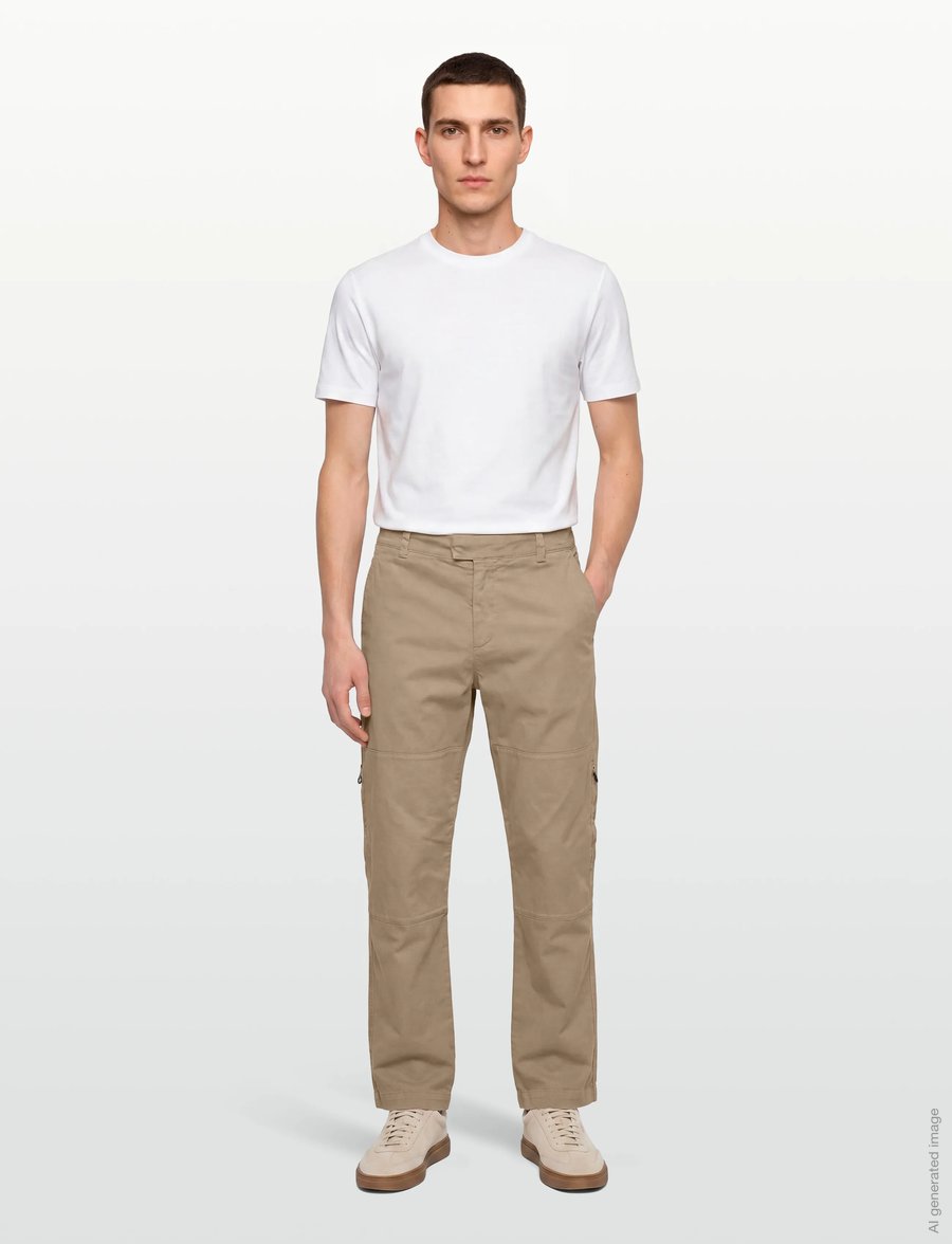 C.P. Company - Stretch Fit Cargo Pants - cargohose - cobblestone - 0