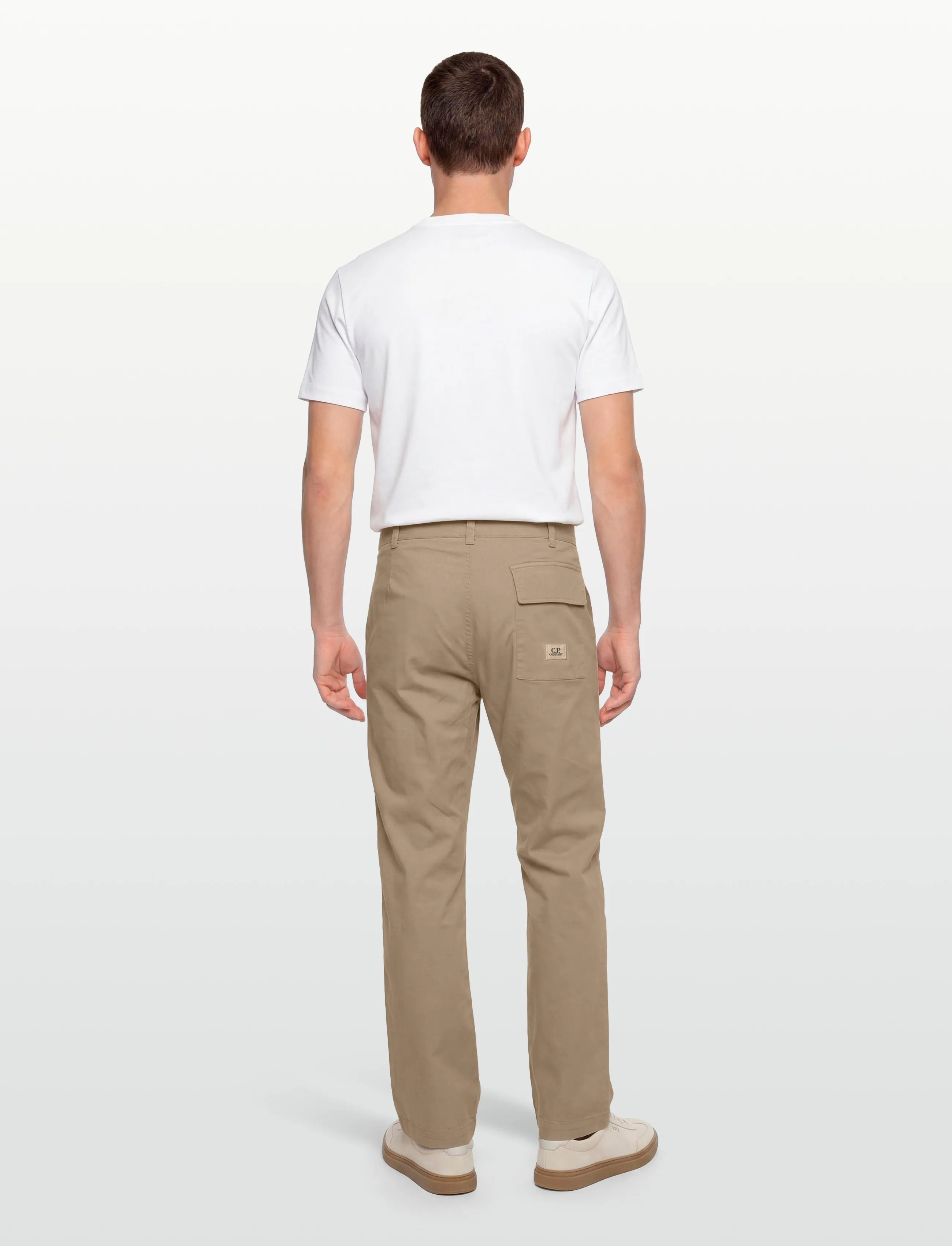 C.P. Company - Stretch Fit Cargo Pants - cargo pants - cobblestone - 4