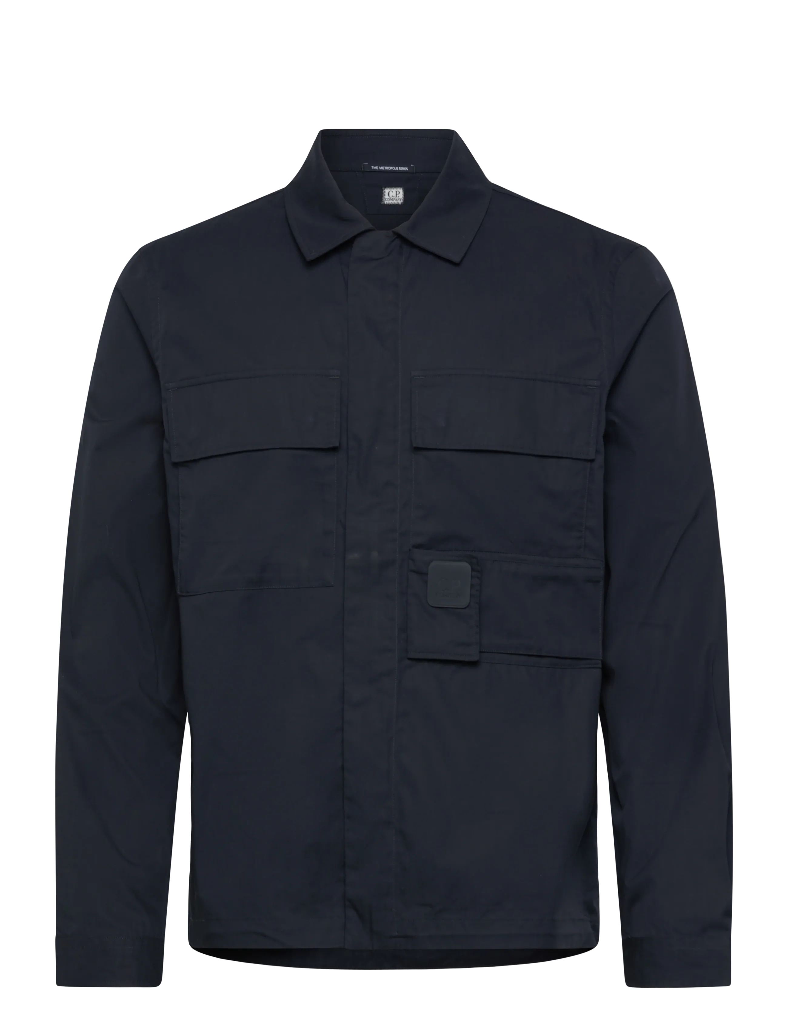 C.P. Company Metropolis Series Gabardine Shirt - Neue Mode - TOTAL ECLIPSE / navy