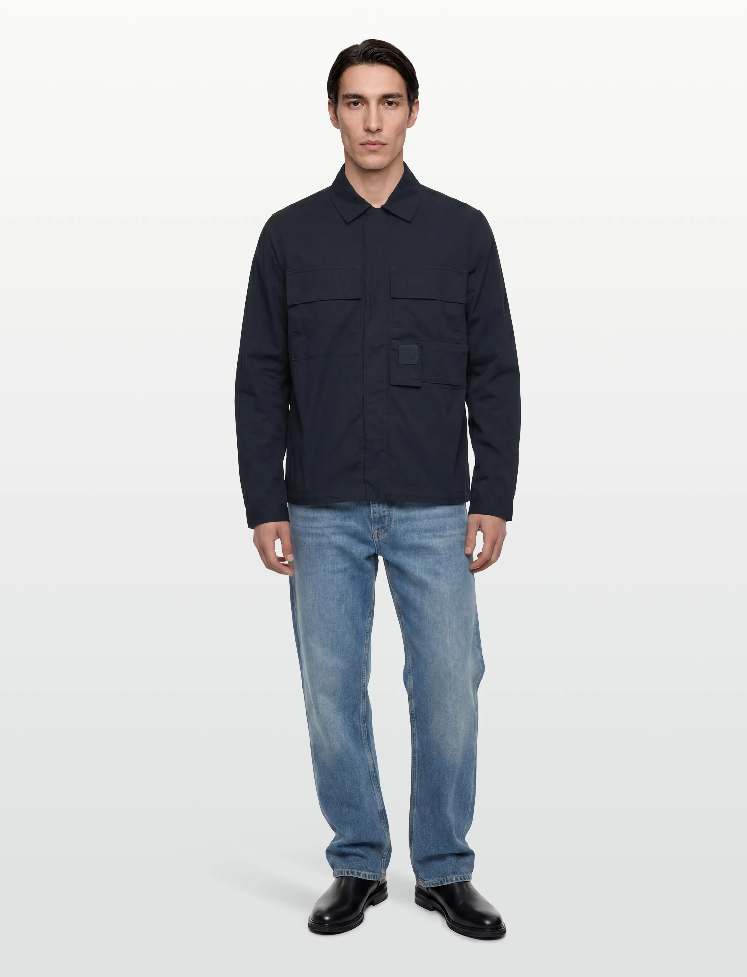C.P. Company - Metropolis Series Gabardine Shirt - total eclipse - 0