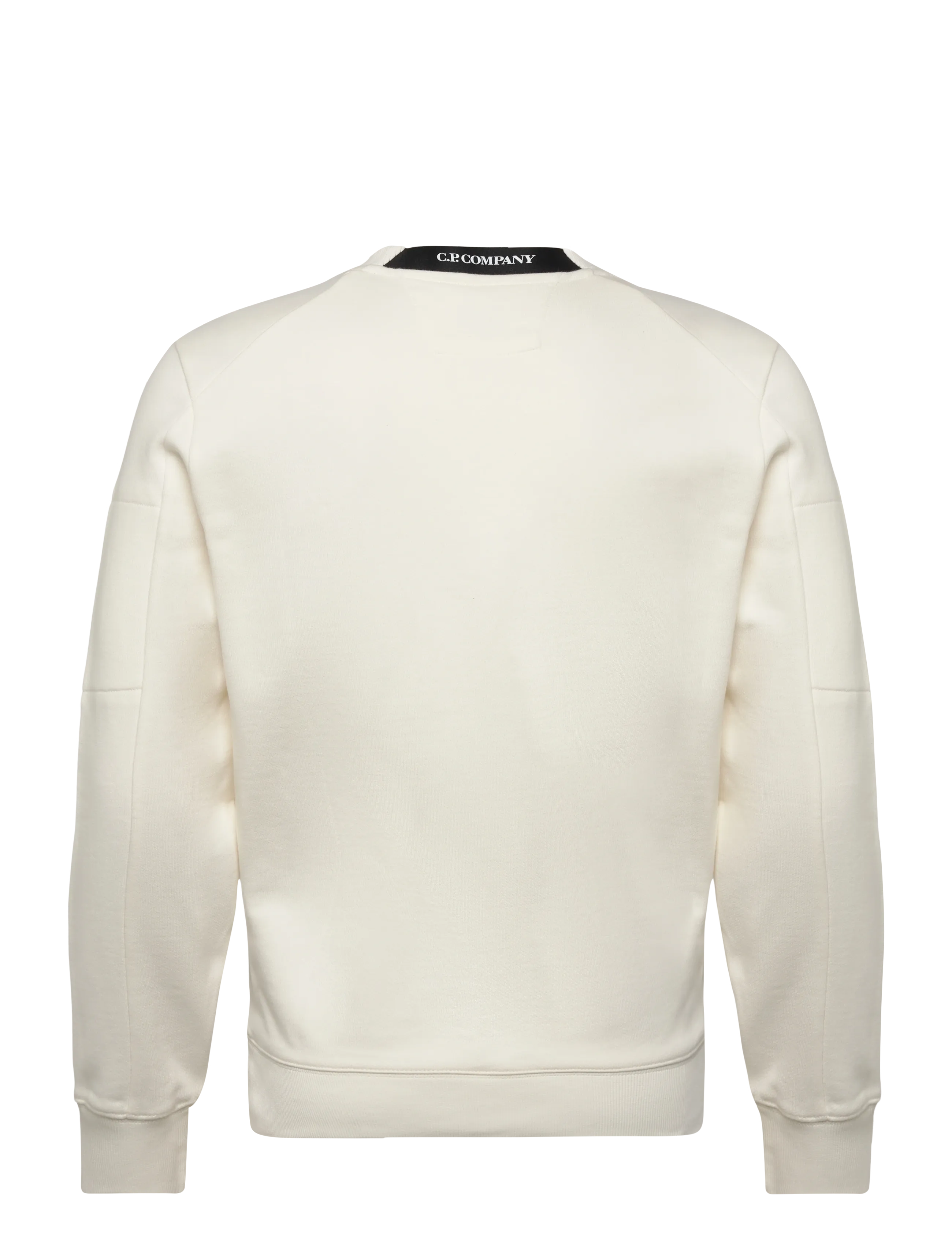 C.P. Company - Diagonal Raised Fleece Crew Neck Sweatshirt - gauze white - 2