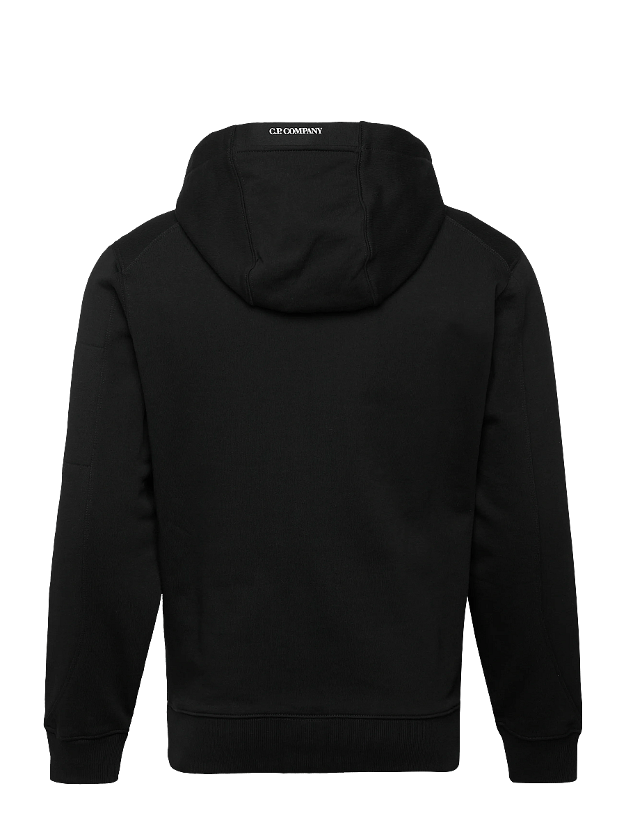 C.P. Company - Diagonal Raised Fleece Hooded Sweatshirt - sweats à capuche - black - 2