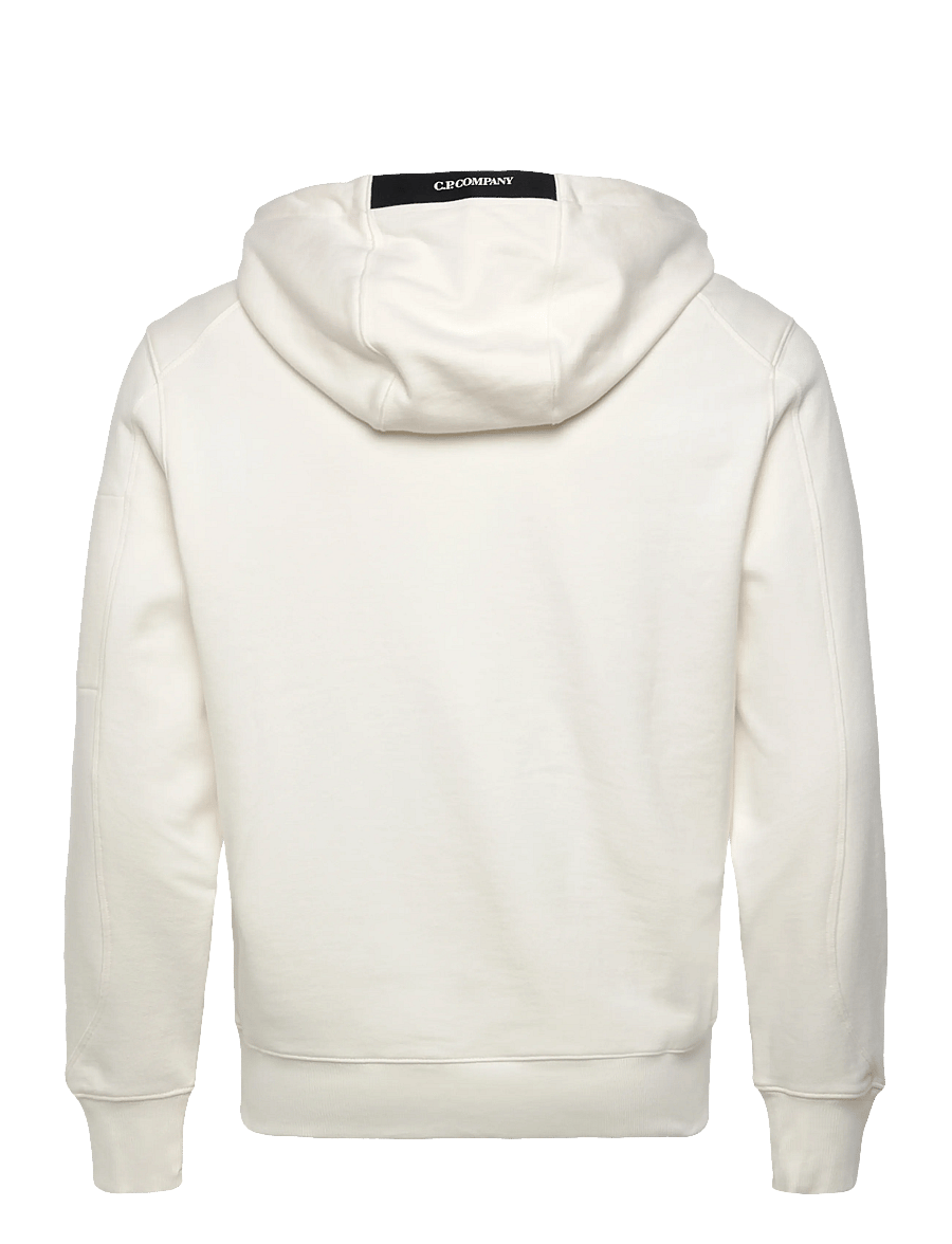C.P. Company - Diagonal Raised Fleece Hooded Sweatshirt - sweatshirts - gauze white - 2