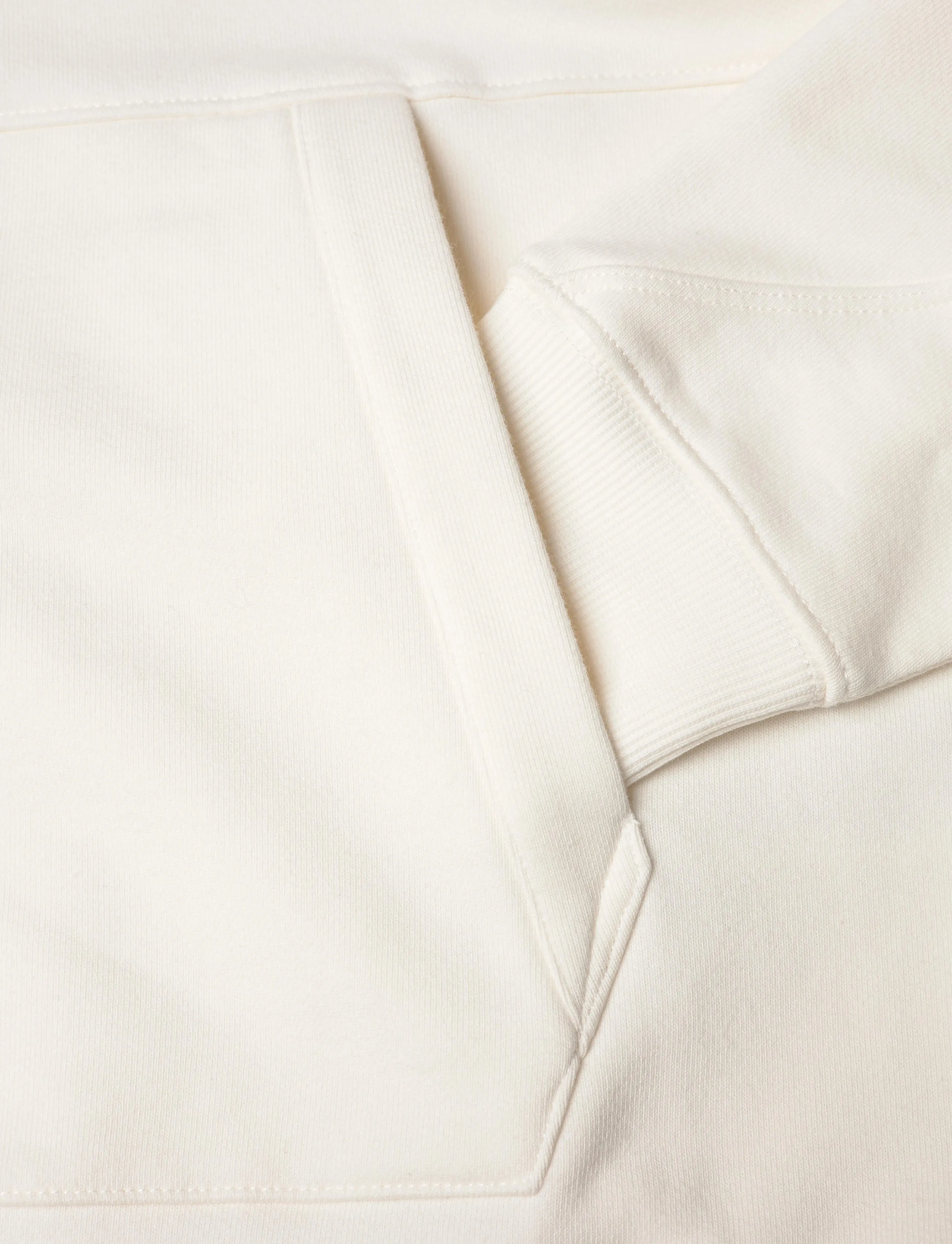 C.P. Company - Diagonal Raised Fleece Hooded Sweatshirt - hættetrøjer - gauze white - 3