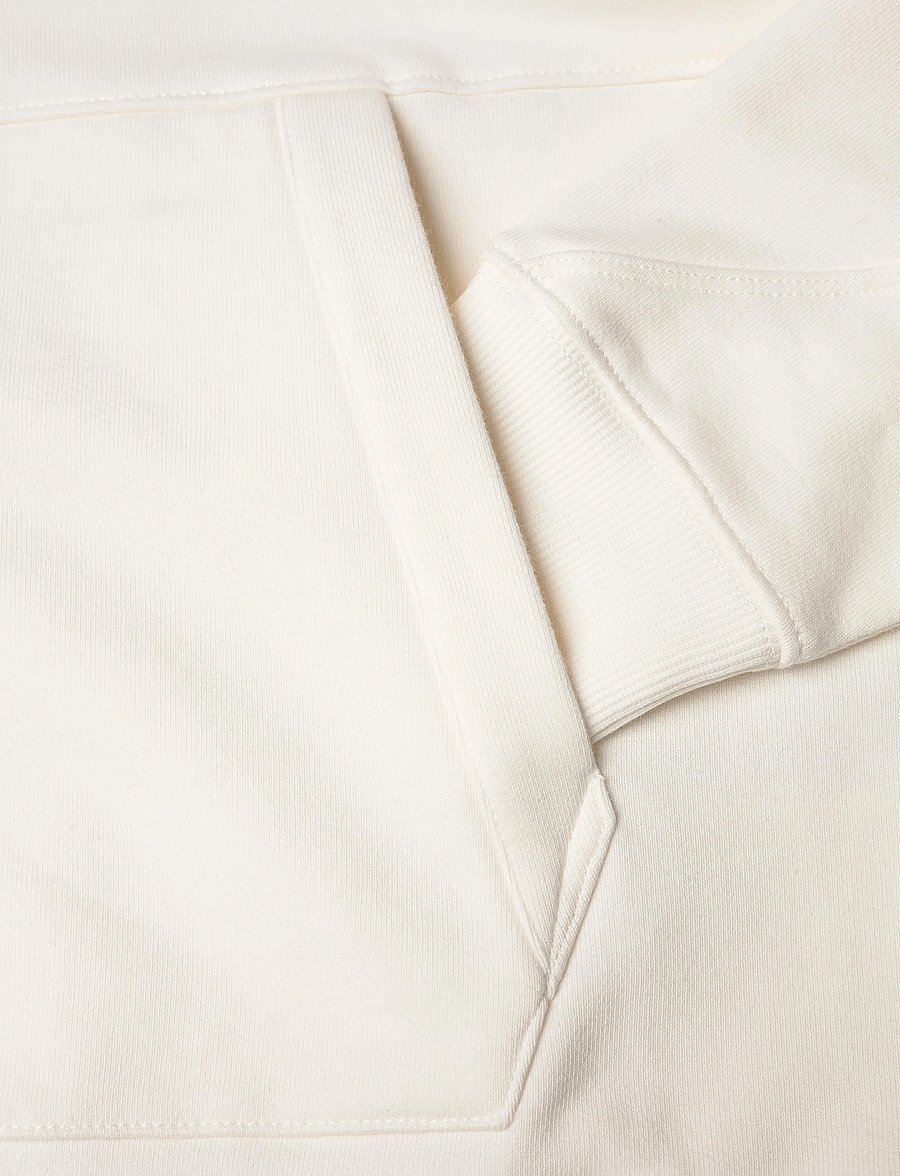 C.P. Company - Diagonal Raised Fleece Hooded Sweatshirt - sweatshirts - gauze white - 3