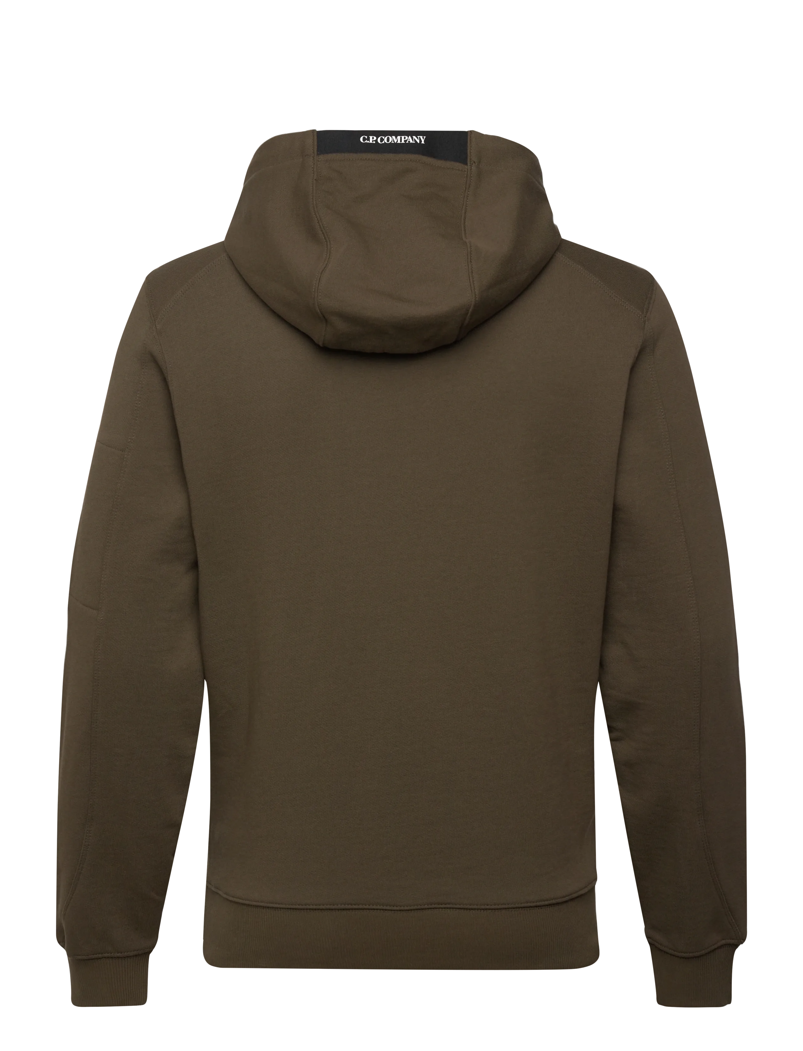 C.P. Company - Diagonal Raised Fleece Hooded Sweatshirt - hættetrøjer - ivy green - 2