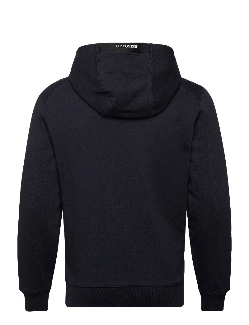 C.P. Company - Diagonal Raised Fleece Hooded Sweatshirt - hoodies - total eclipse - 1