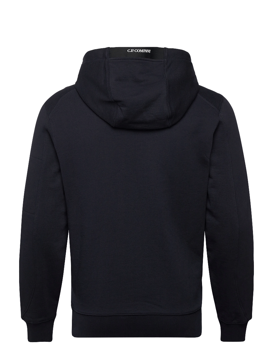 C.P. Company - Diagonal Raised Fleece Hooded Sweatshirt - sweats à capuche - total eclipse - 2