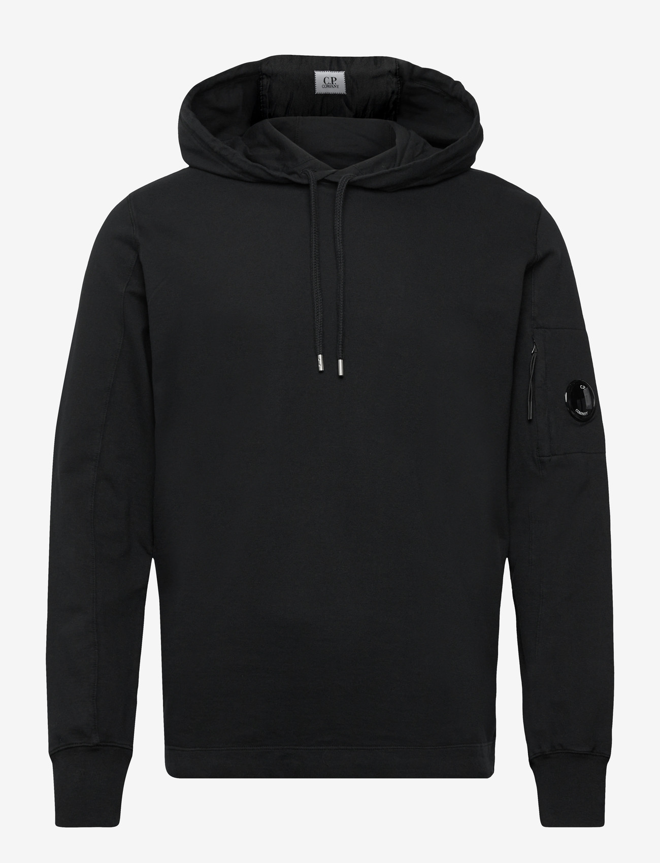 C.P. Company - Logo-Patch Hoodie - hoodies - black - 0