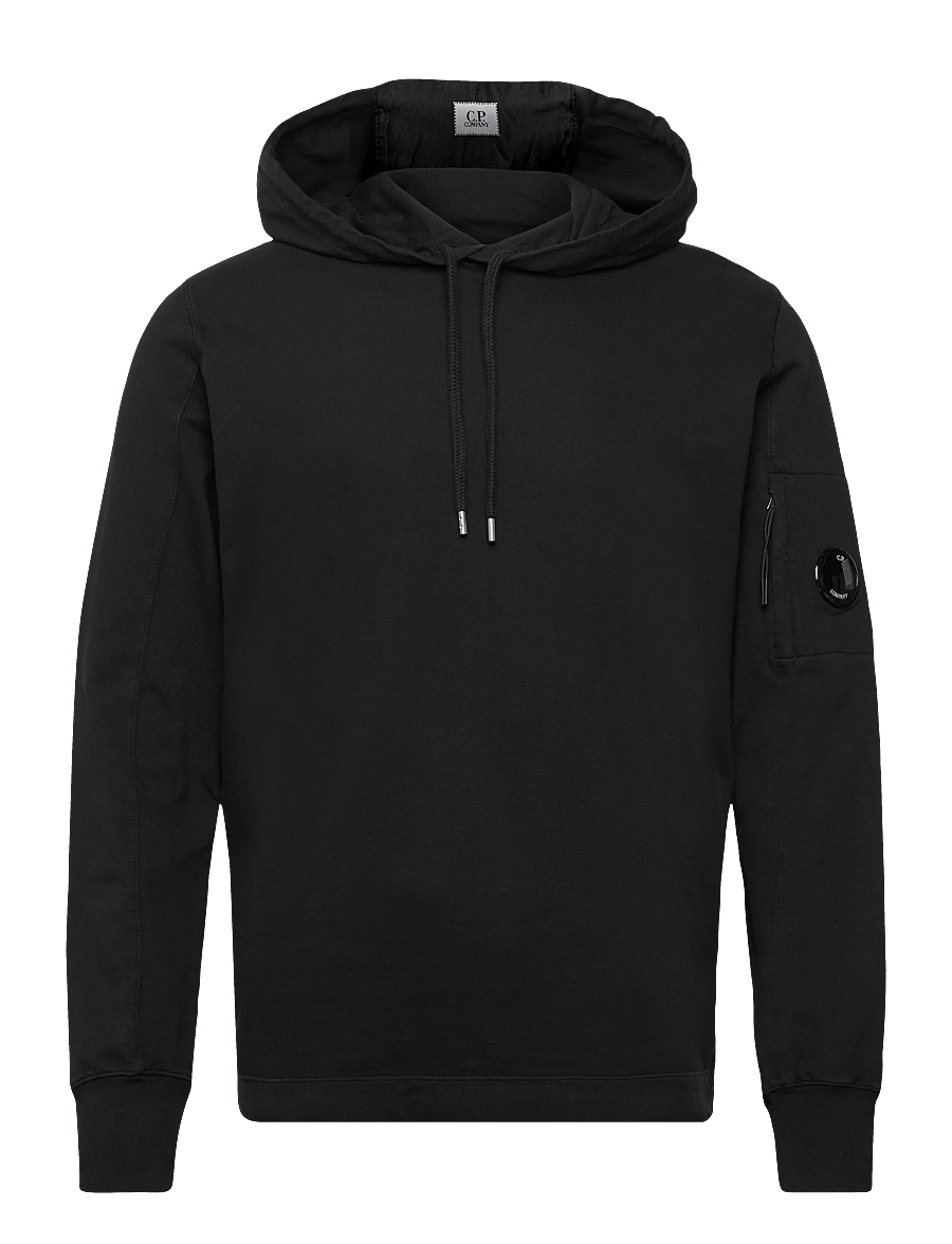 C.P. Company - Logo-Patch Hoodie - hoodies - black - 1
