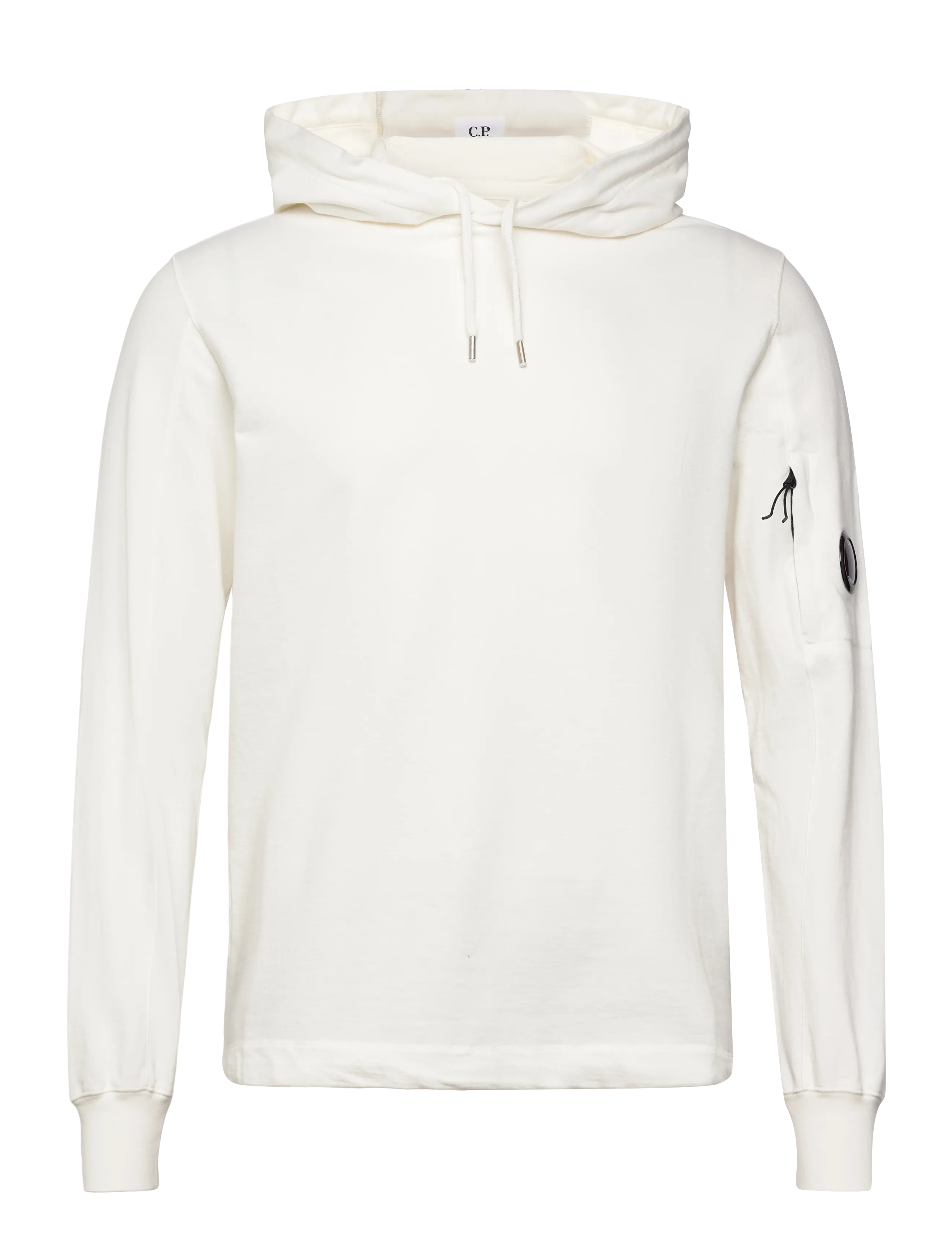 Logo-Patch Hoodie - GAUZE WHITE