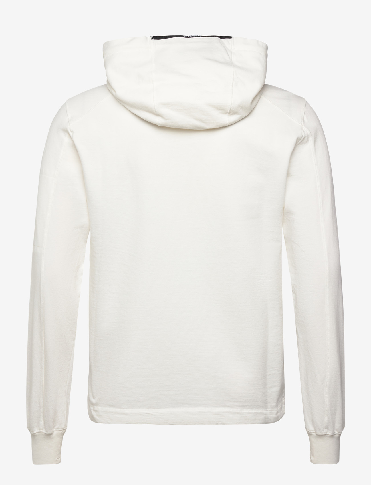C.P. Company - Logo-Patch Hoodie - hættetrøjer - gauze white - 2