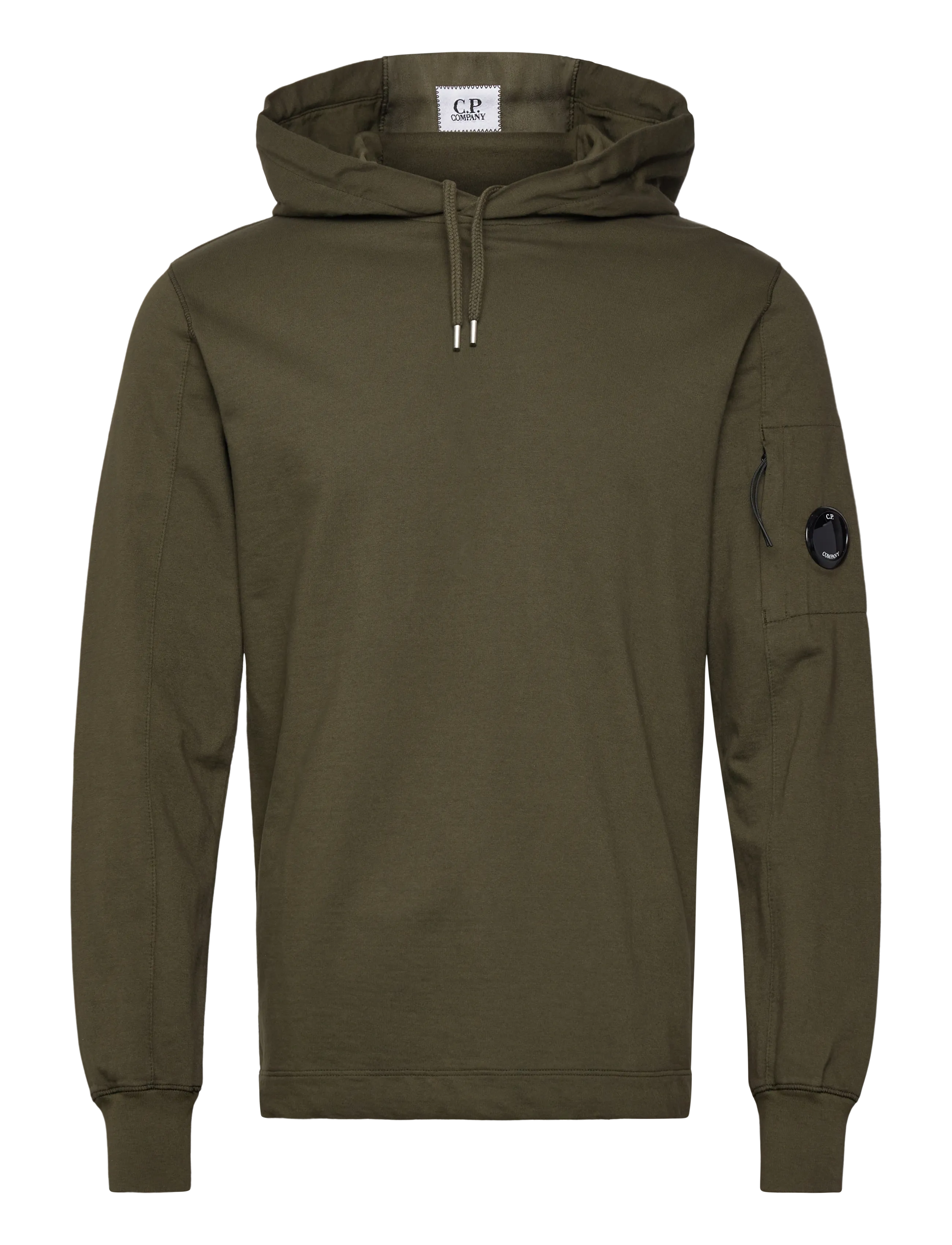 C.P. Company Logo-Patch Hoodie - Sweats et sweats à capuche - IVY GREEN / khaki/green