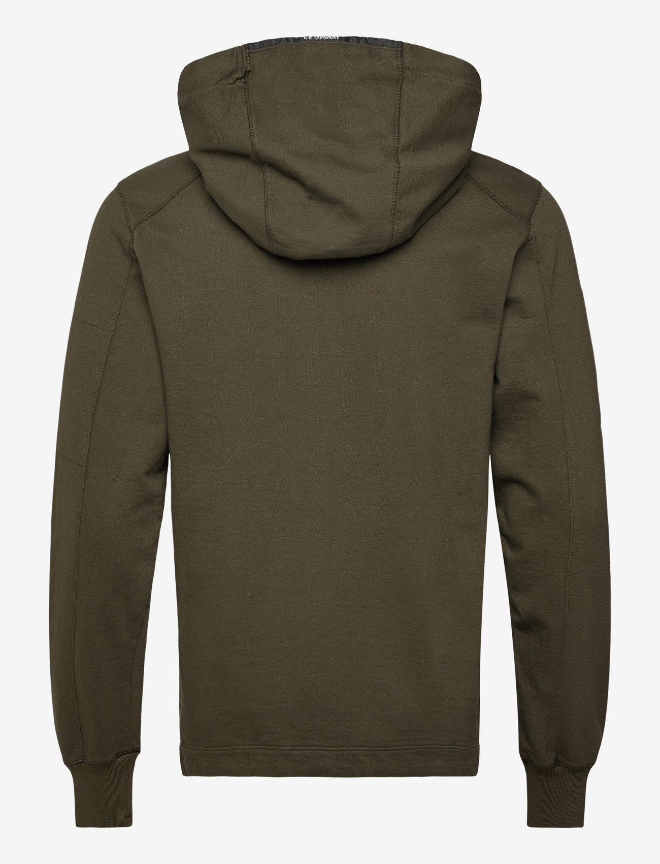 C.P. Company - Logo-Patch Hoodie - hættetrøjer - ivy green - 2