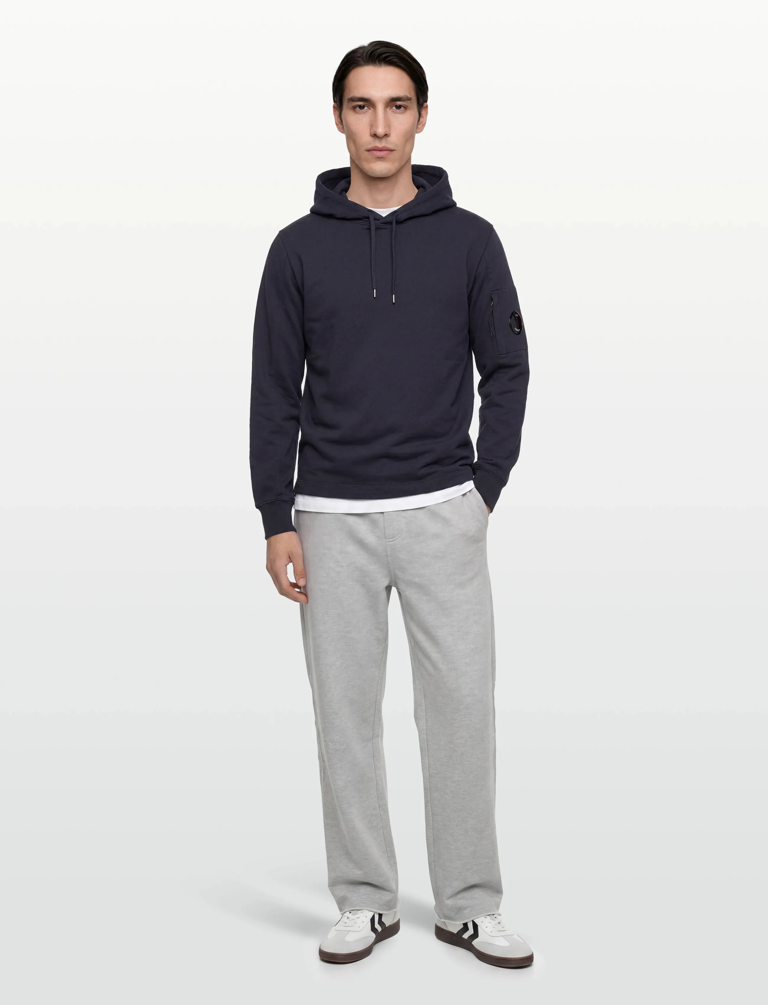 C.P. Company Logo-Patch Hoodie - Dressipluusid - TOTAL ECLIPSE / navy