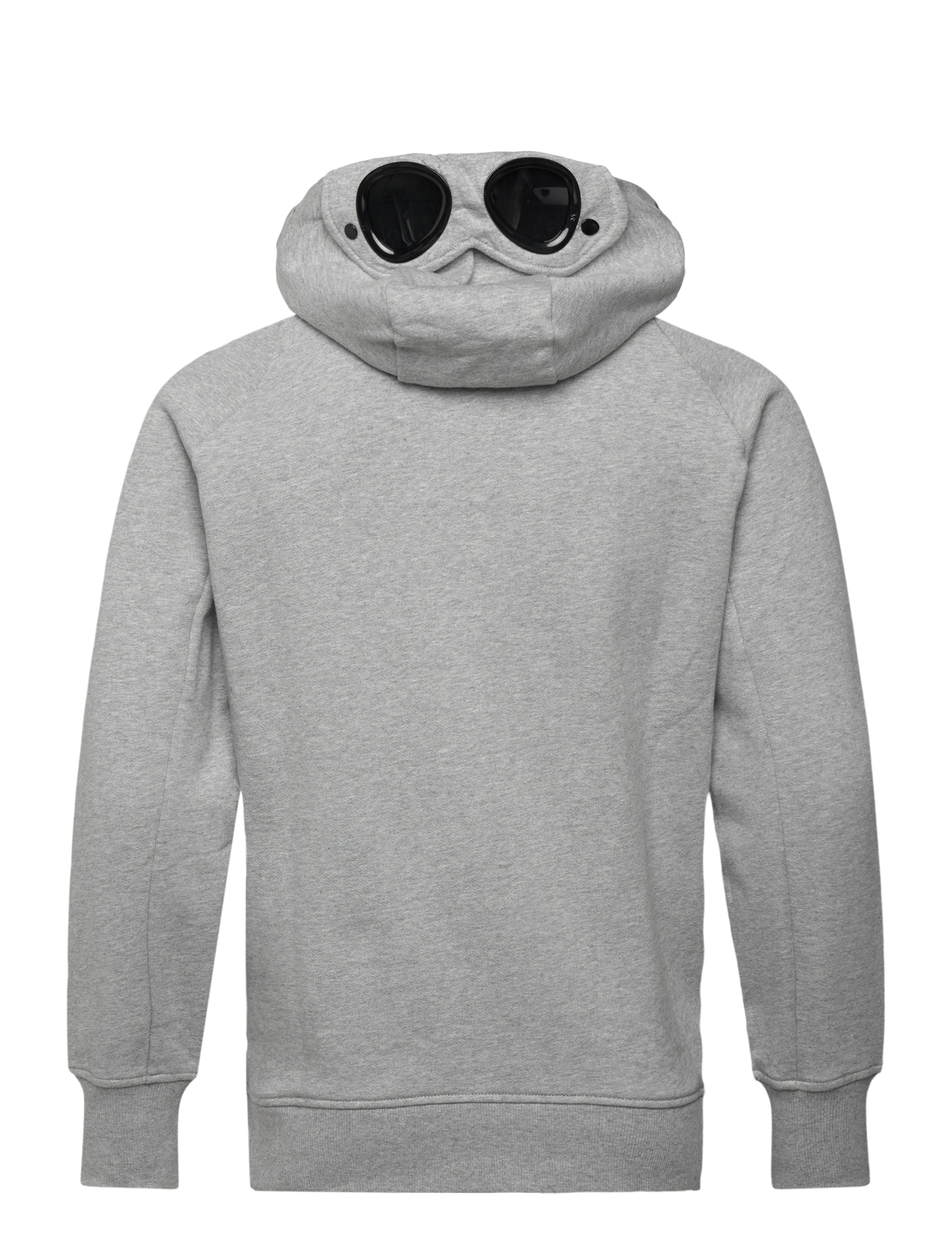 C.P. Company - Diagonal Raised Fleece Goggle Zipped Hoodie - sweats à capuche - grey melange - 2