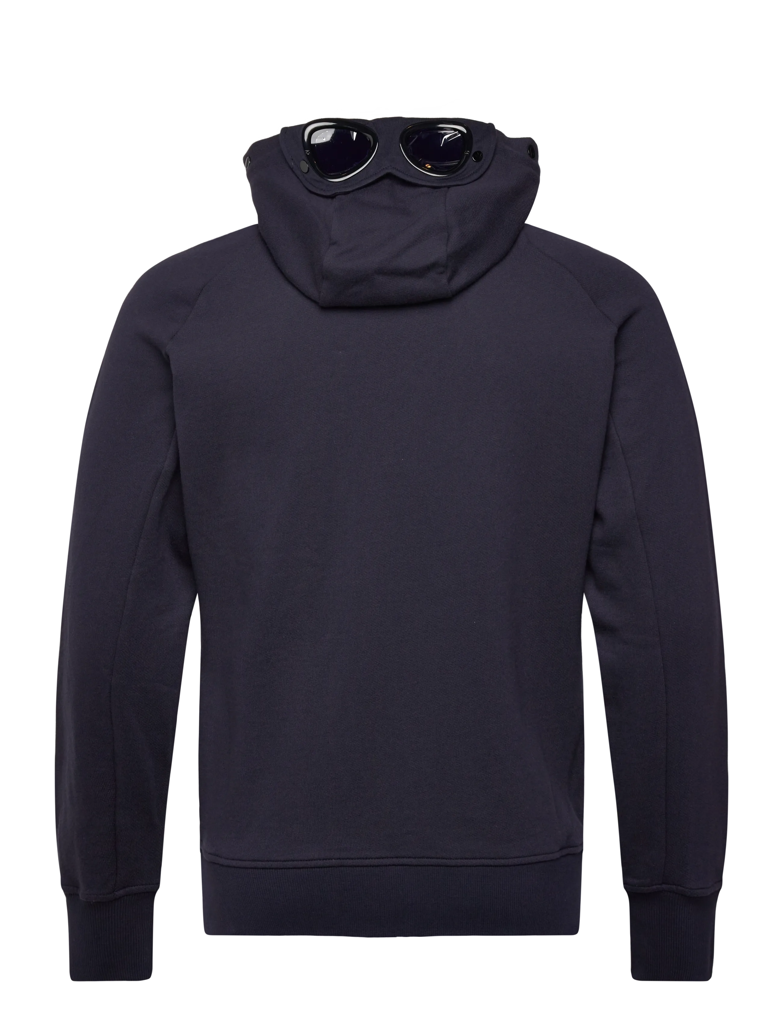 C.P. Company - Diagonal Raised Fleece Goggle Zipped Hoodie - hoodies - total eclipse - 2