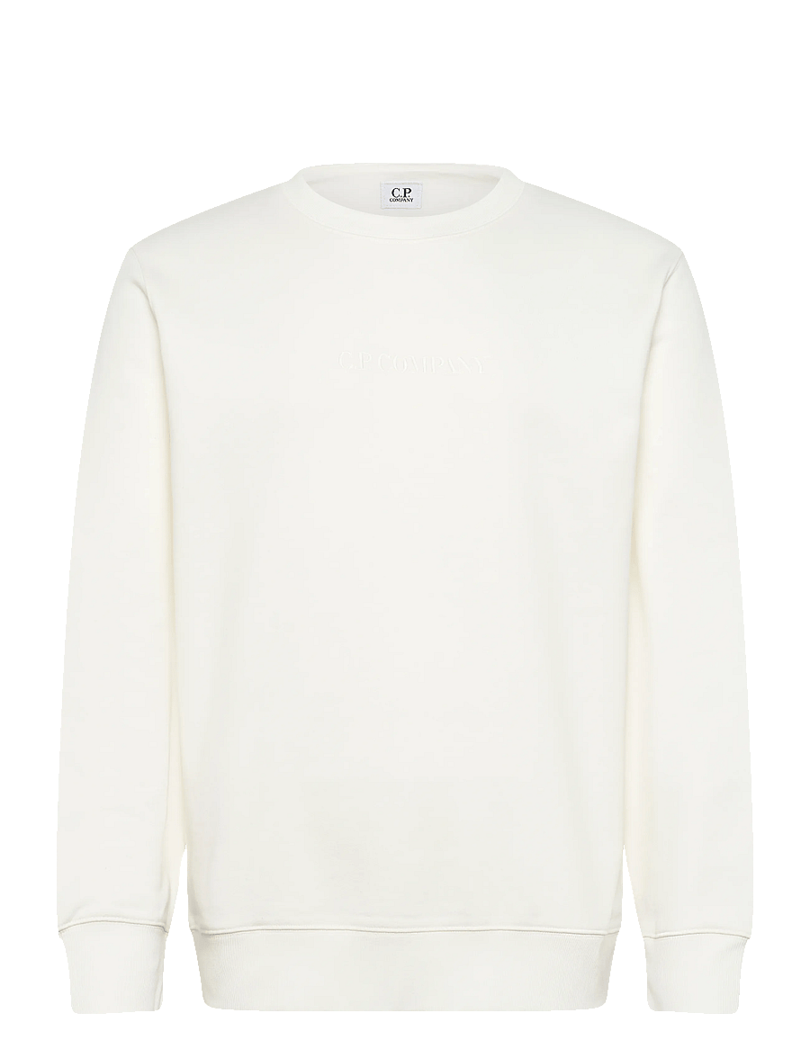 C.P. Company - CREW NECK sweatshirt - sweatshirts - gauze white - 0