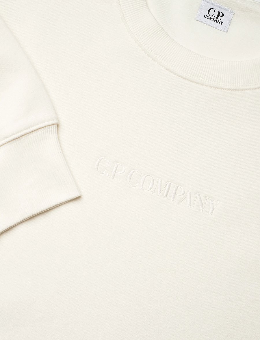C.P. Company - CREW NECK sweatshirt - sweatshirts - gauze white - 2