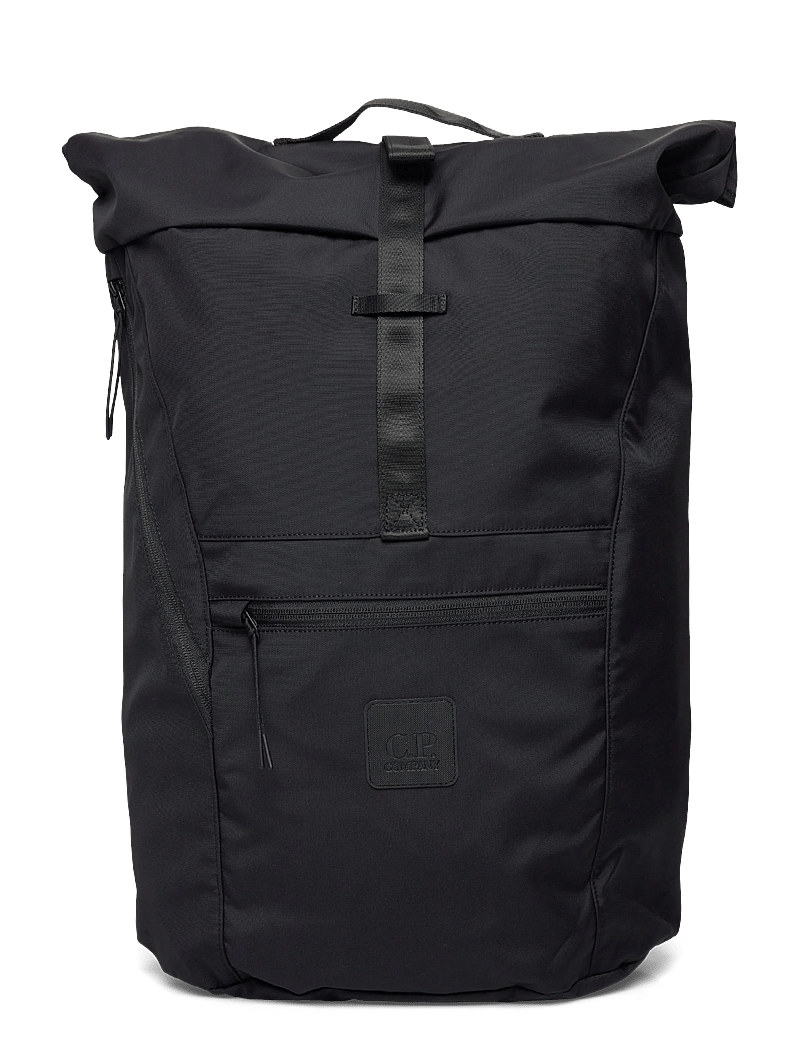 C.P. Company - METROPOLIS SERIES DYNAFIL BACKPACK - rucksäcke mit rollverschluss - black - 0