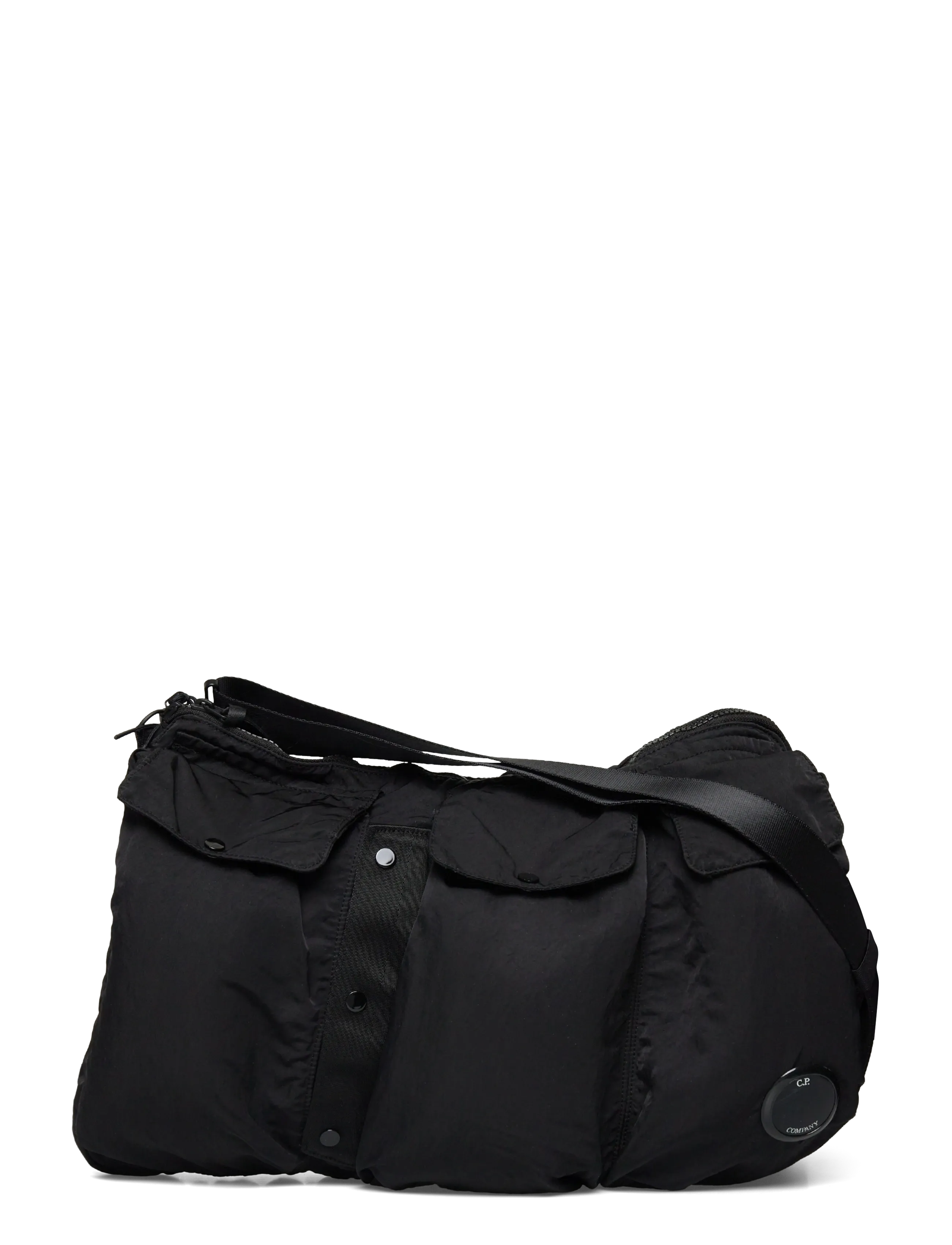 C.P. Company Shoulder Bag, One Size, Bags, Schwarz - Männerswear
