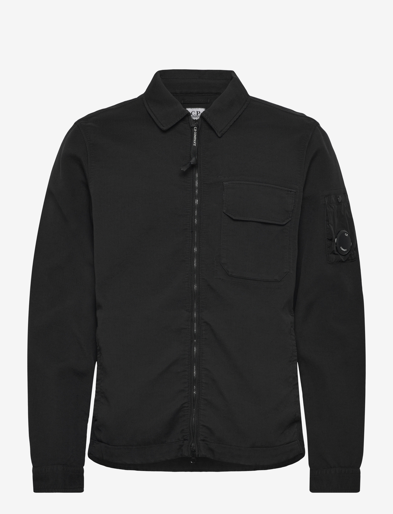 C.P. Company - Nylon Lens Double Weave Overshirt - light jackets - black - 0