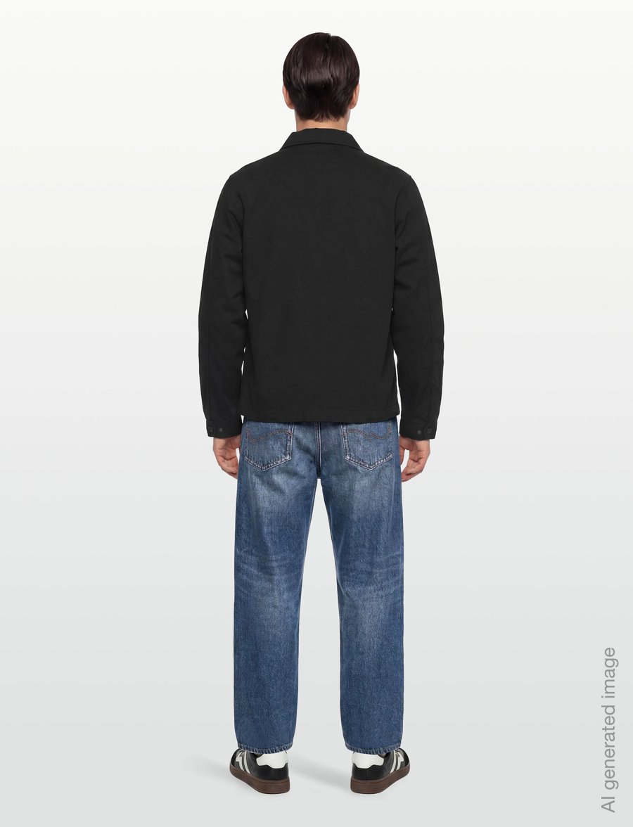 C.P. Company - Nylon Lens Double Weave Overshirt - Õhukesed jakid - black - 4