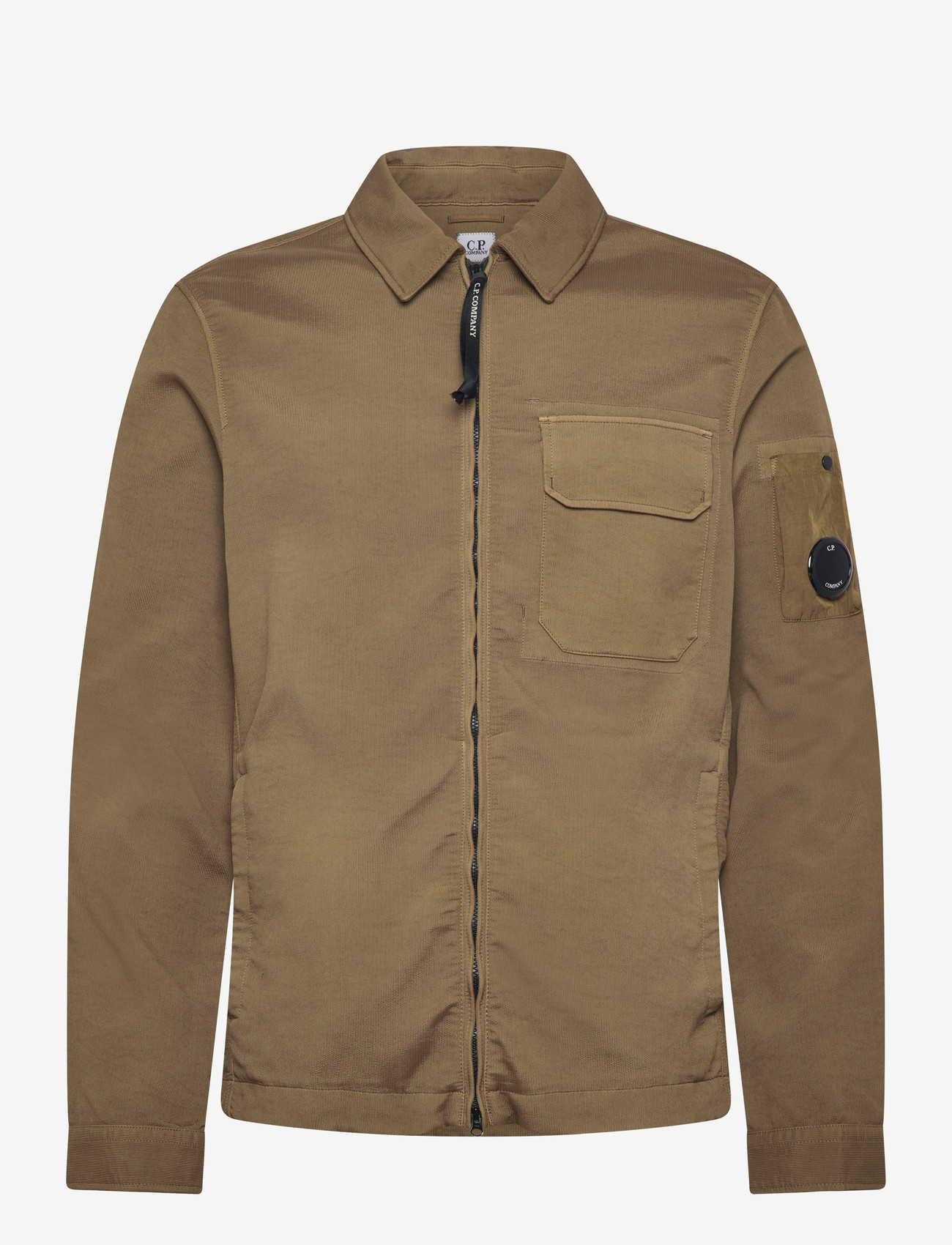 C.P. Company - Nylon Lens Double Weave Overshirt - light jackets - butternut - 0